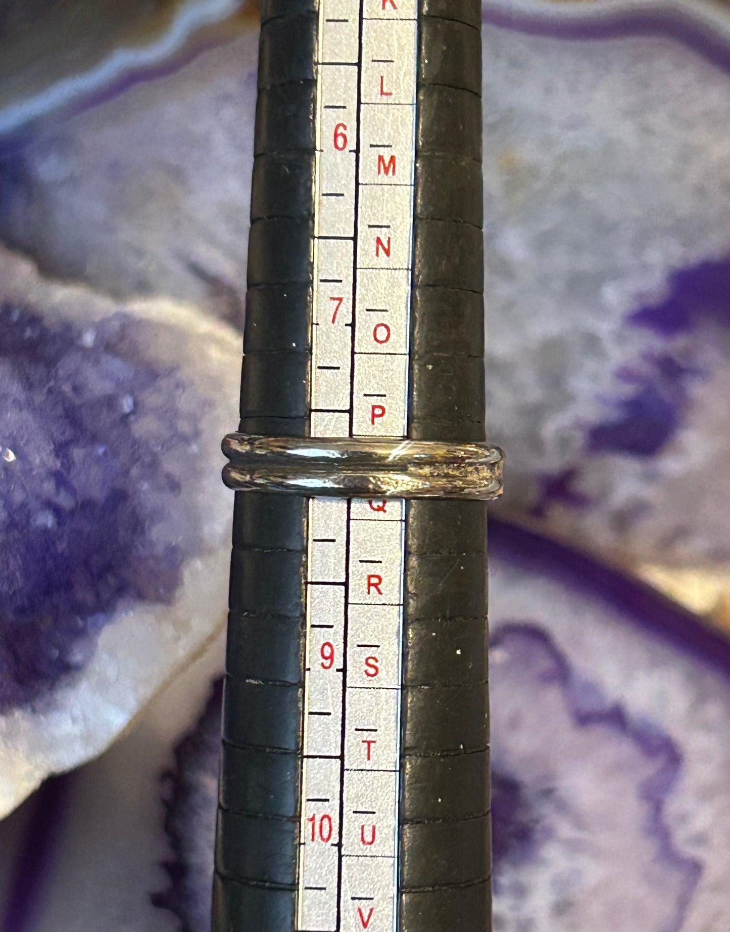 Vintage Sterling Silver Dice Ring •Size 8