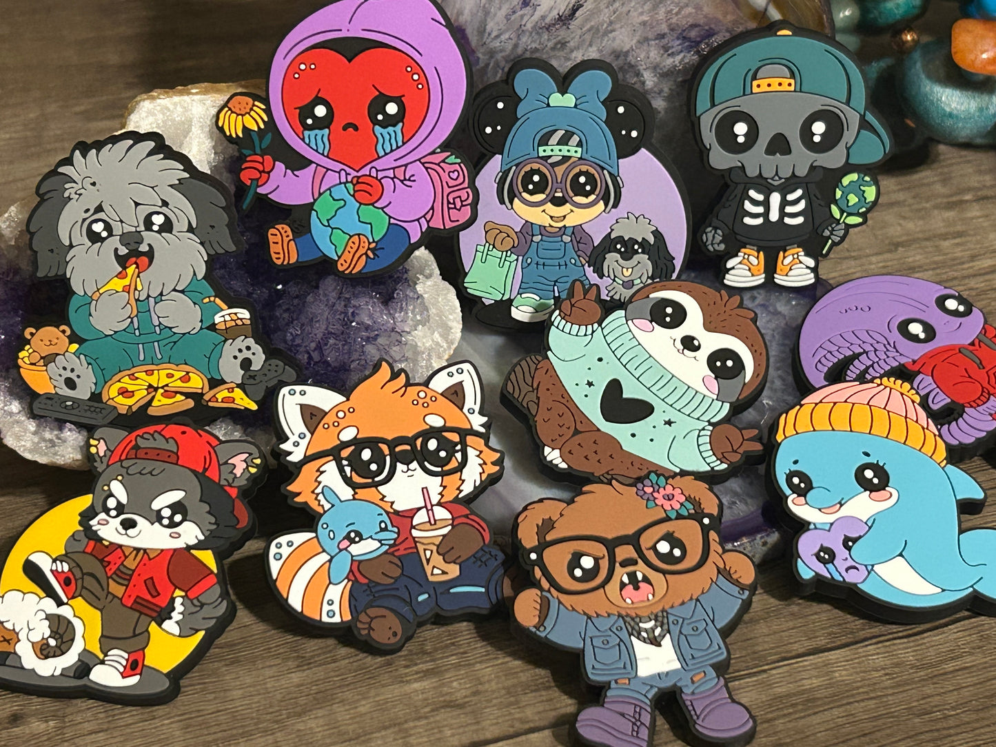 GUZ LOVE Character Shoe Charms