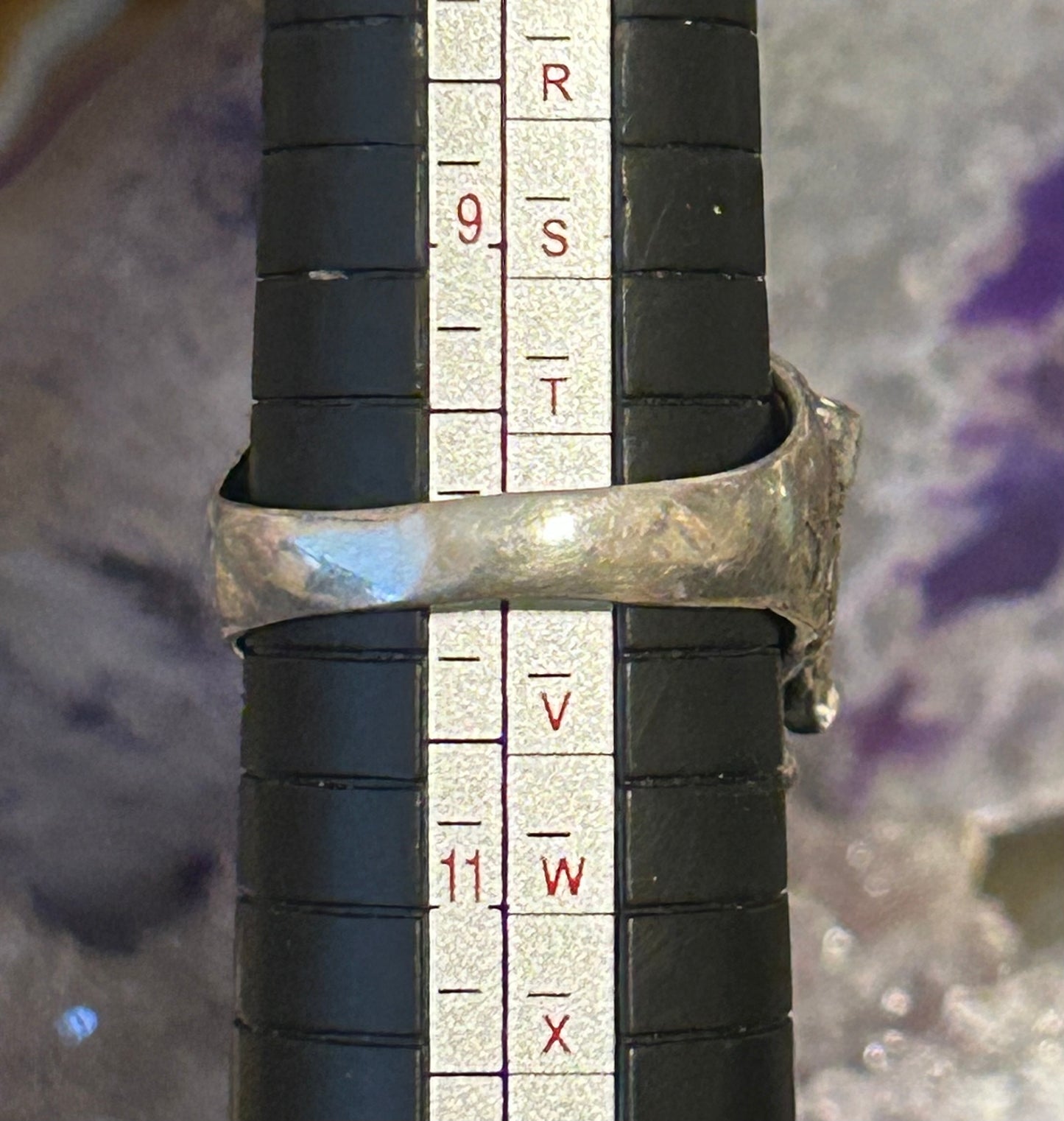 Sterling Silver Taxco Mexico Skull With Skulls Ring Size 10