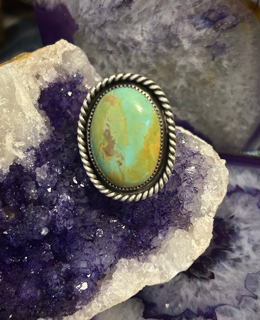 GUZ LOVE NO.76 • Sterling & Turquoise Ring • Size 6