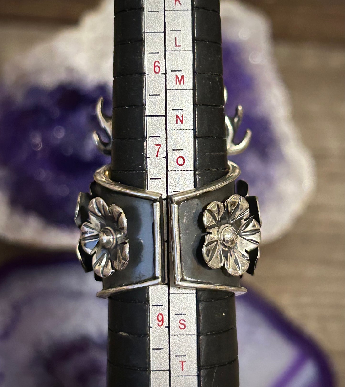 Sterling Silver Taxco Mexico Handmade Deer Ring