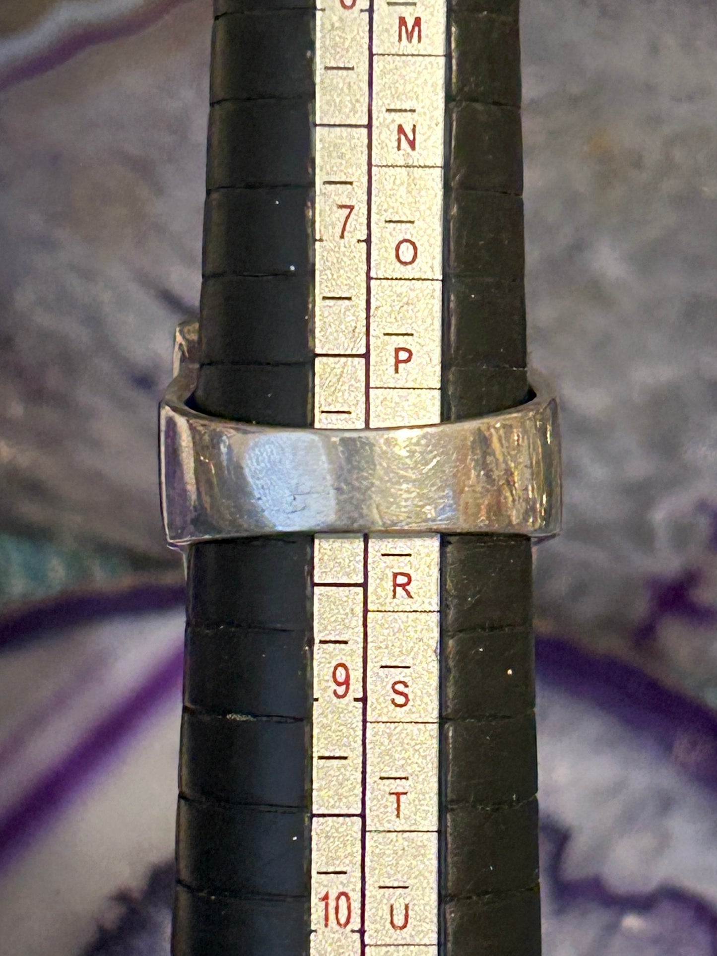 Vintage Sterling Silver Modernist Ring Size • 8
