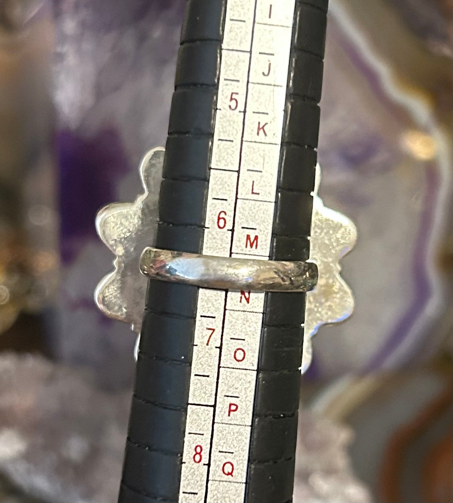 Sterling Silver Yellow Moonstone Round Circle Flower Ring Size 6.5