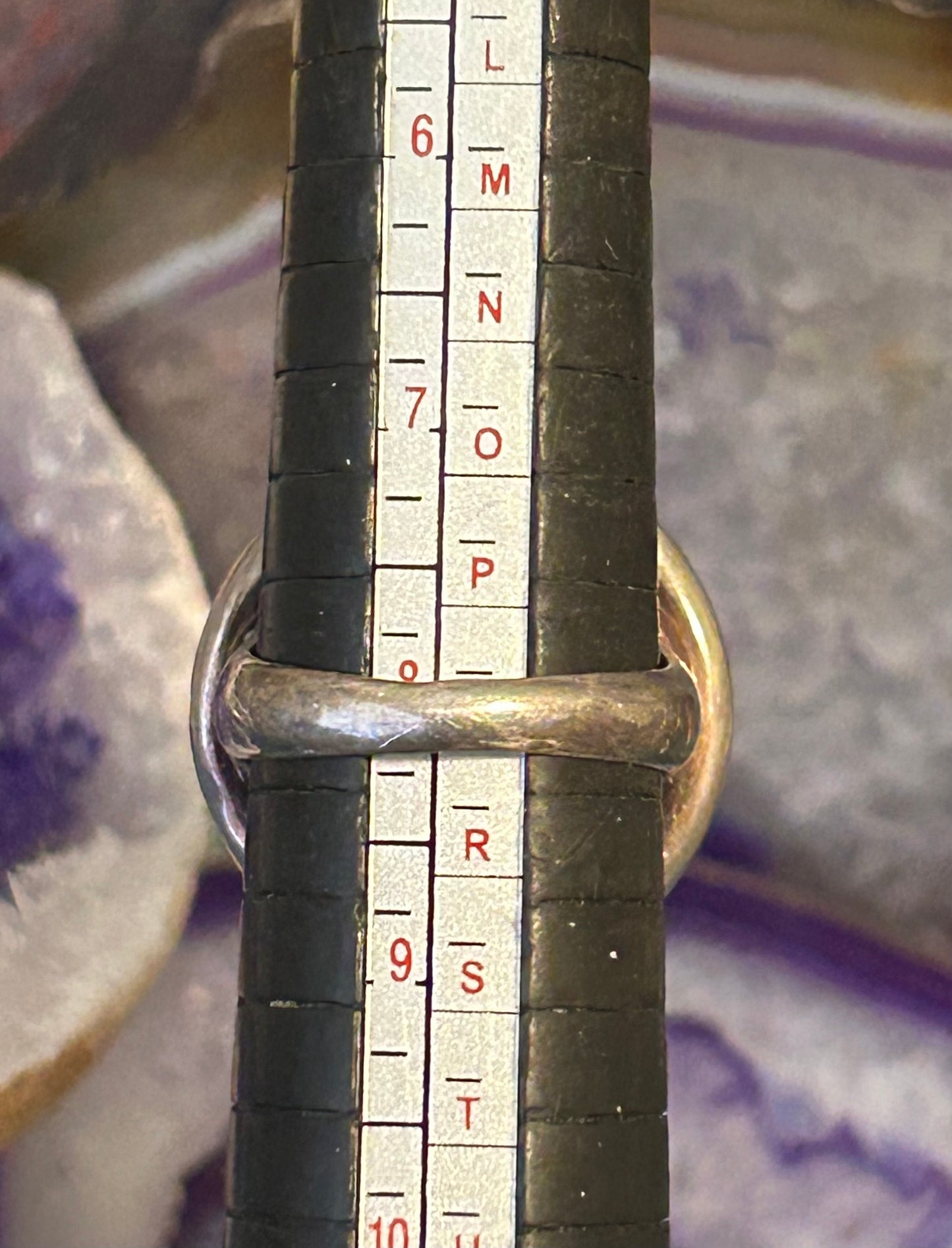 Vintage Sterling Silver Electroform 2-Tone Modernist Circular Puff Ring Sz 8