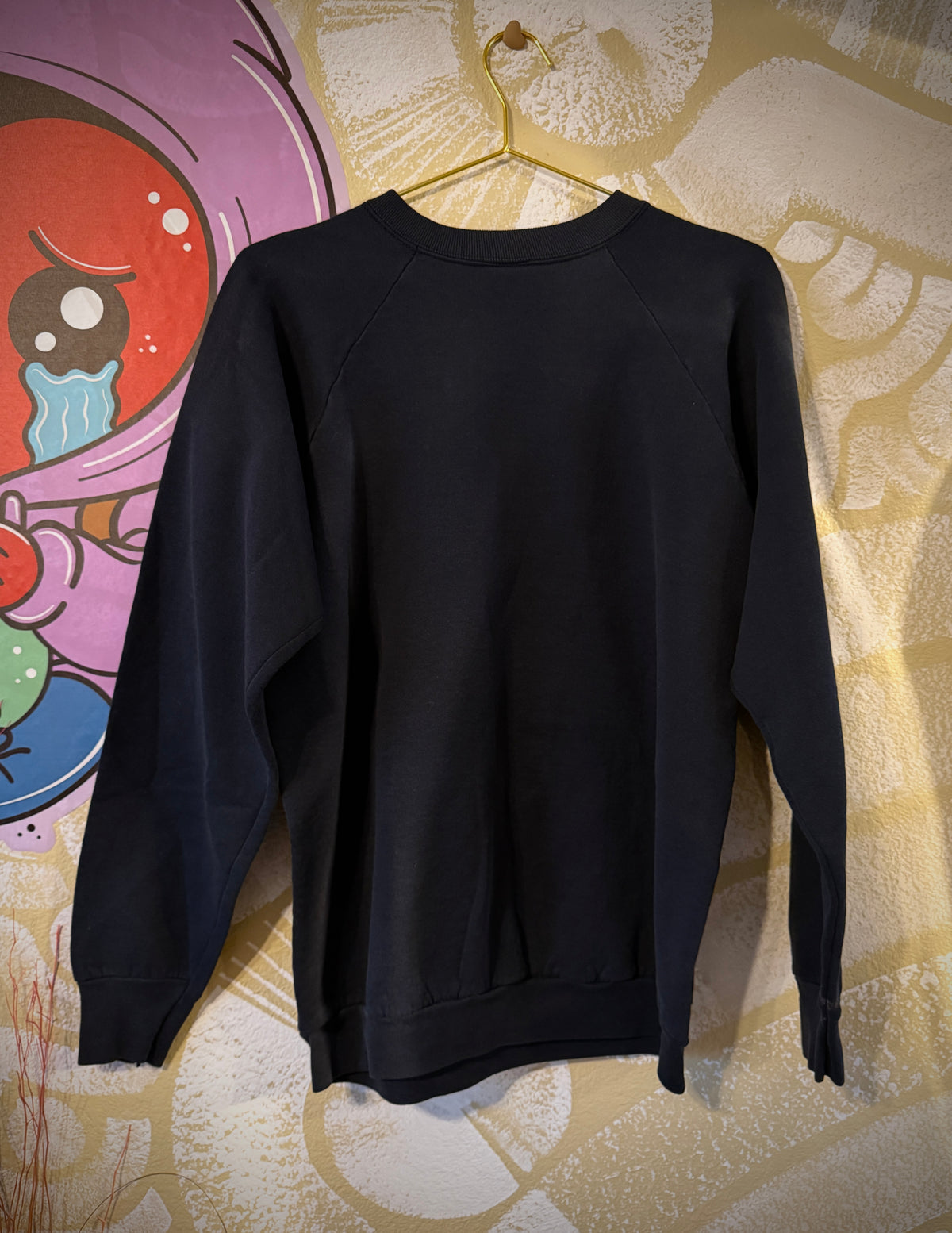 GuzFurbished SPOOKY KID GRIMM Vtg Crewneck Sweatshirt • Size XL