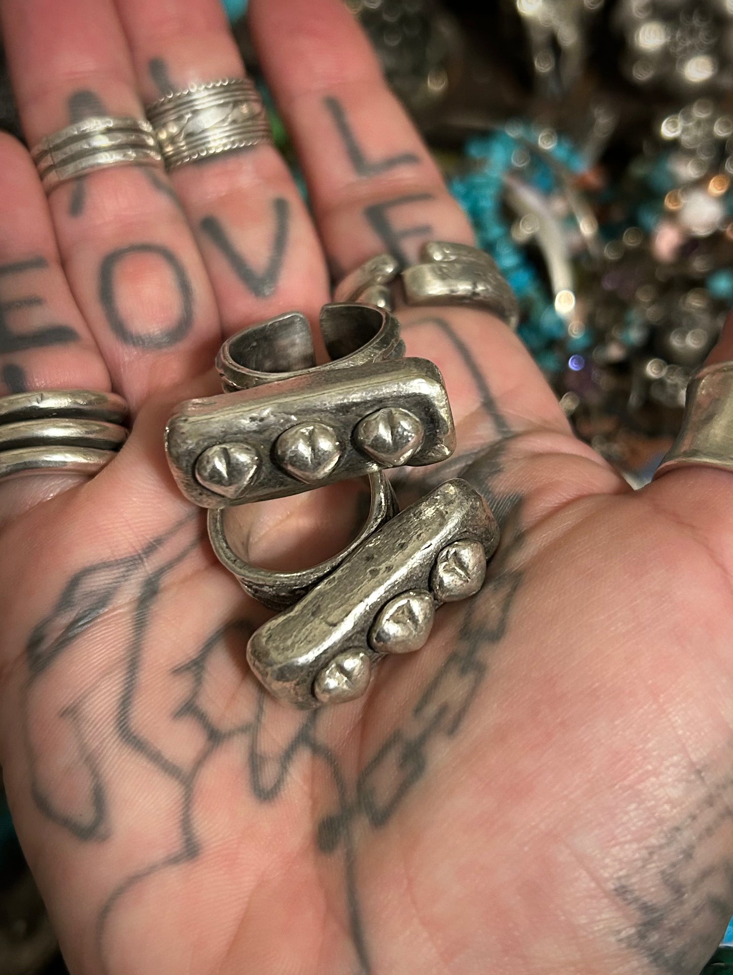 GUZ LOVE’s Bar Hearts Ring • MADE TO ORDER