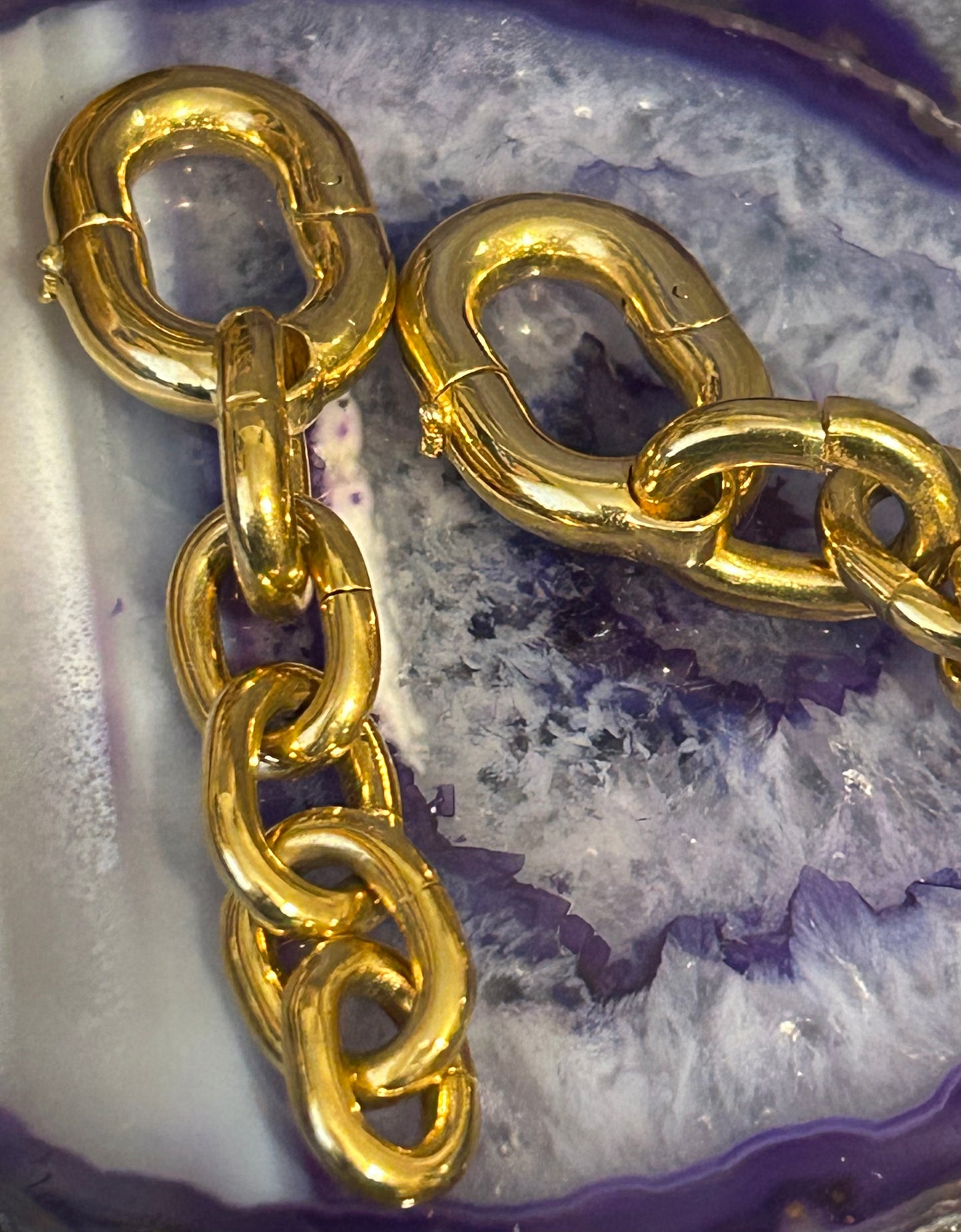 Maya Jewelry Gold Plated Brass Hinged Ear Hangers / Weights