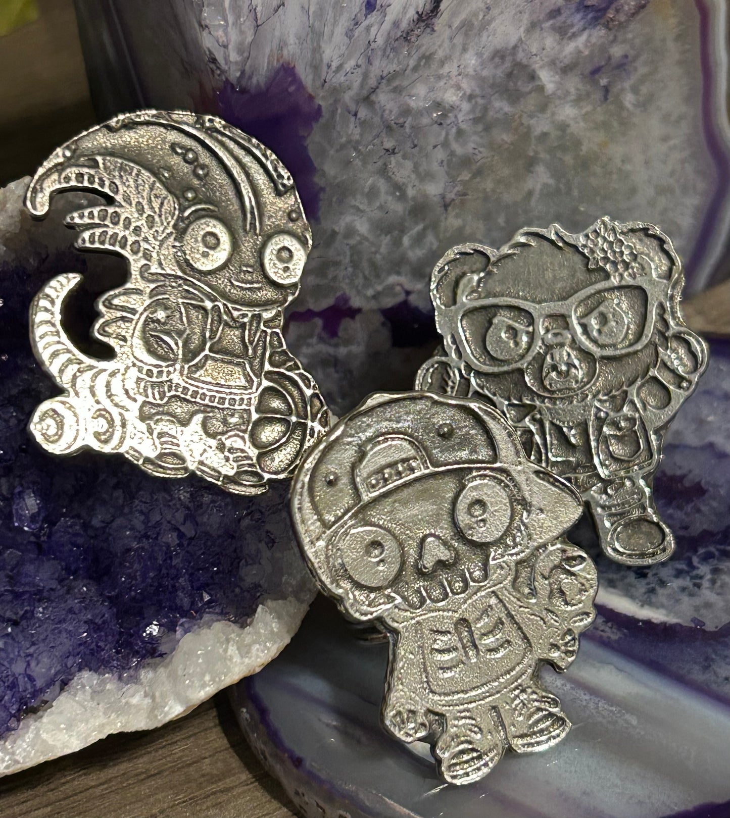 *Made to Order* GUZ LOVE Sterling Silver Character Rings