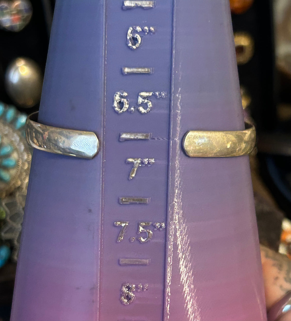 Sterling Silver Bali Large Amethyst Stone Cuff Bracelet
