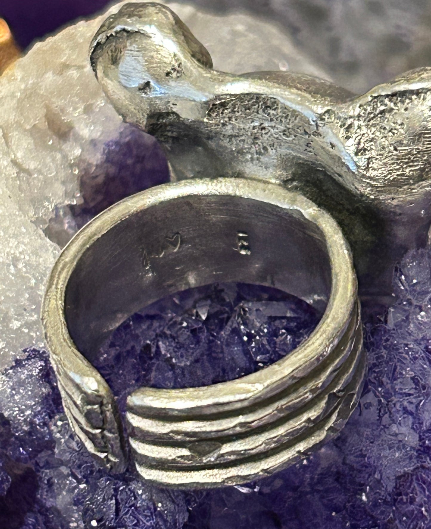 *Made to Order* GUZ LOVE Handmade Sterling Silver Skull Mouse Ring