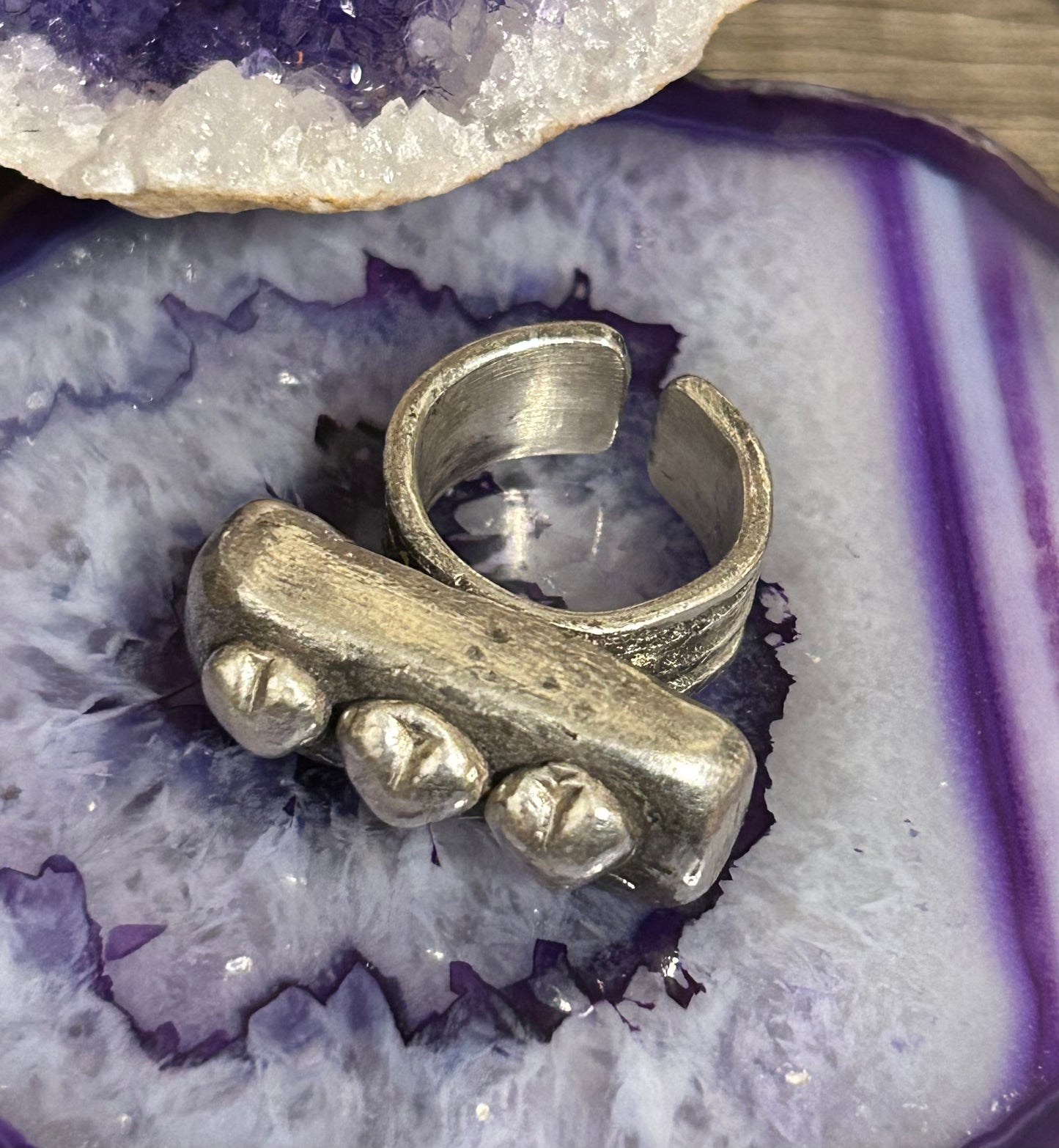 GUZ LOVE’s Bar Hearts Ring • MADE TO ORDER