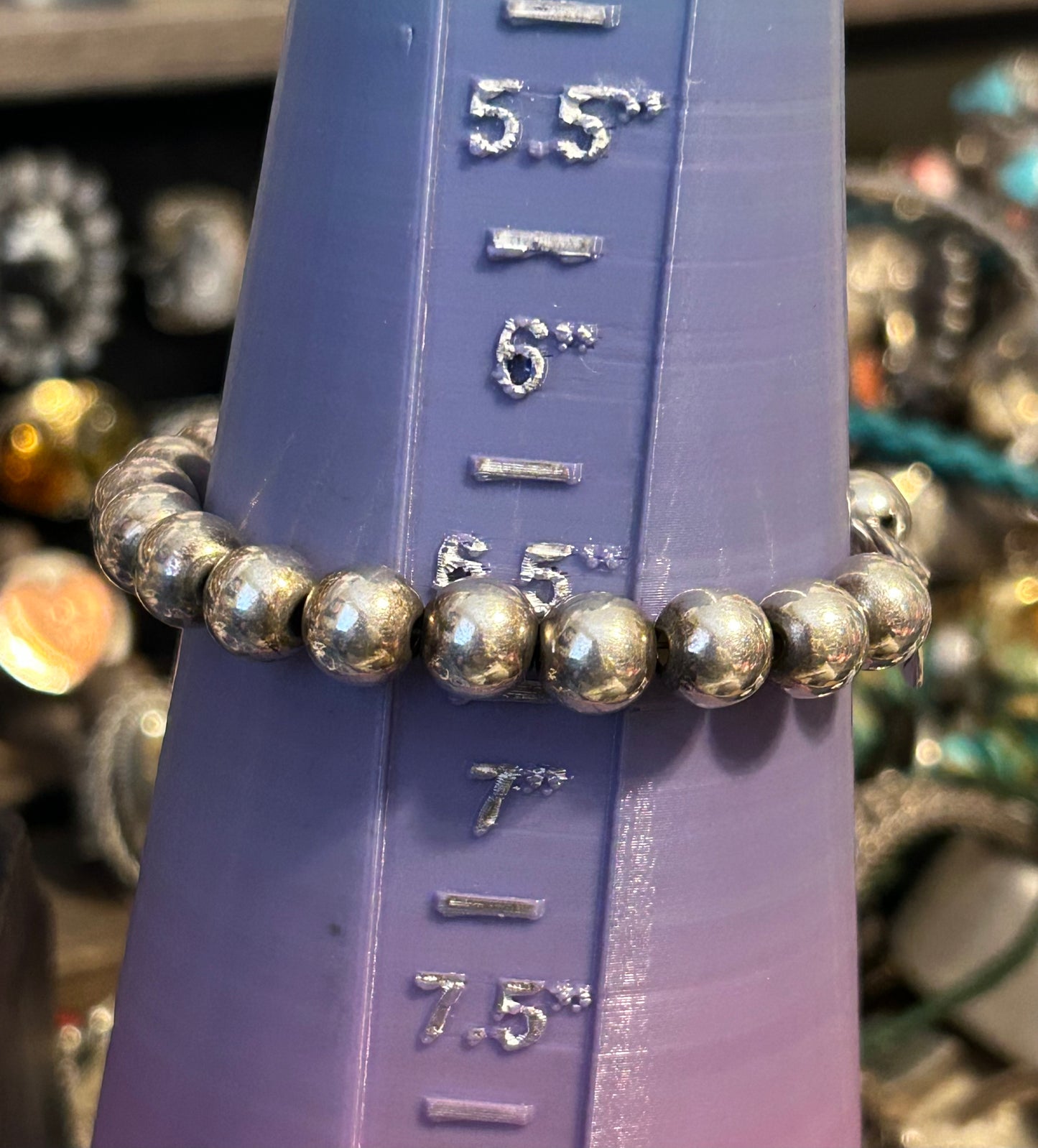 Vintage Sterling Silver Silpada 9mm Ball Bracelet