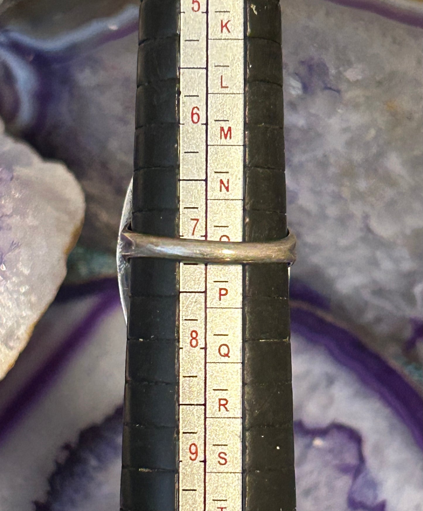 Sterling Silver Vintage Native American Turquoise Ring • Size 7