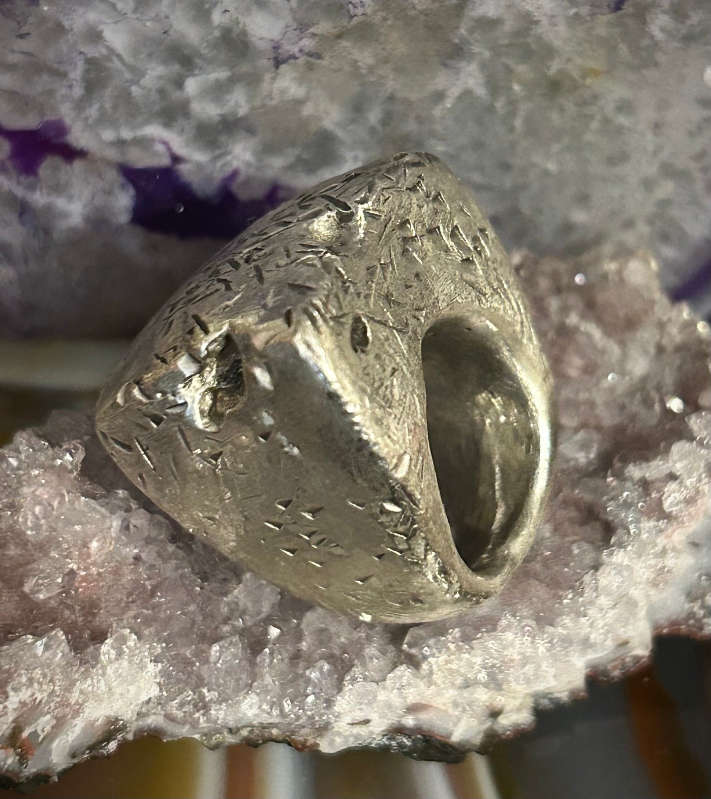 GUZ LOVE Sterling Silver Handmade “The Knock Out” Ring • Size 6