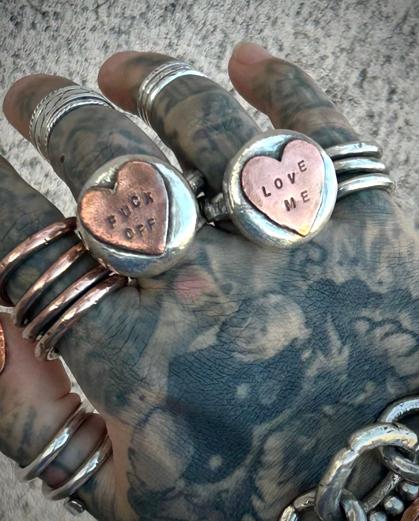 GUZ LOVE “SWEET HEART” Rings • MADE TO ORDER