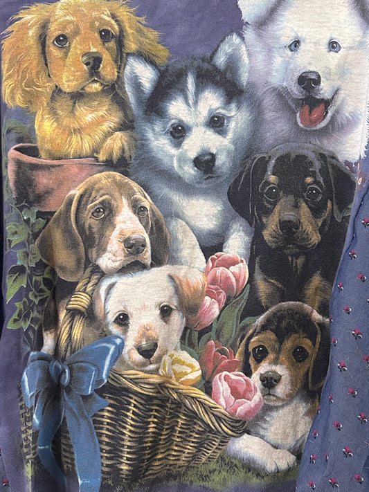 GuzFurbished 1of1 CutNsew Long-Sleeve PUPPIES Shirt