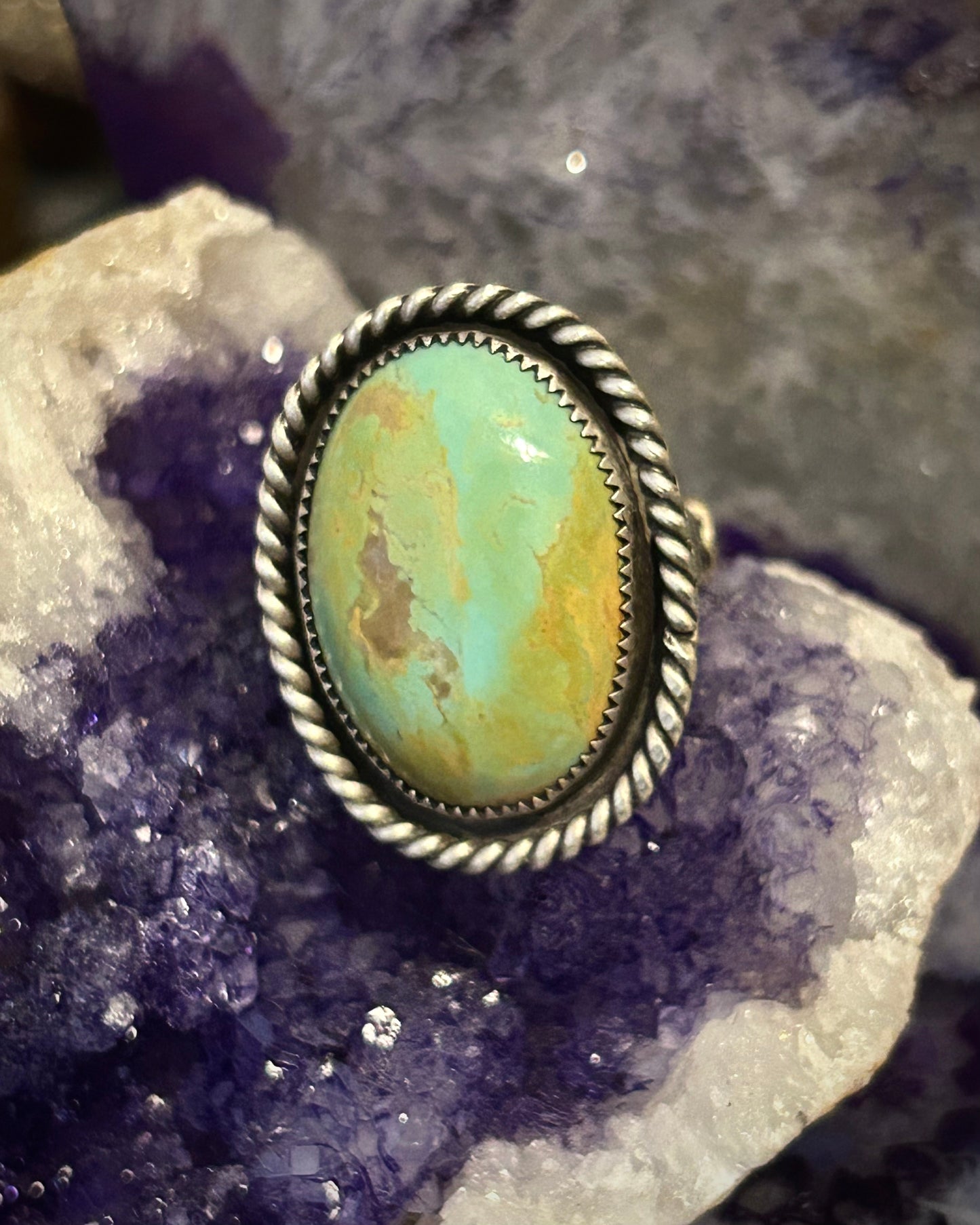 GUZ LOVE NO.76 • Sterling & Turquoise Ring • Size 6