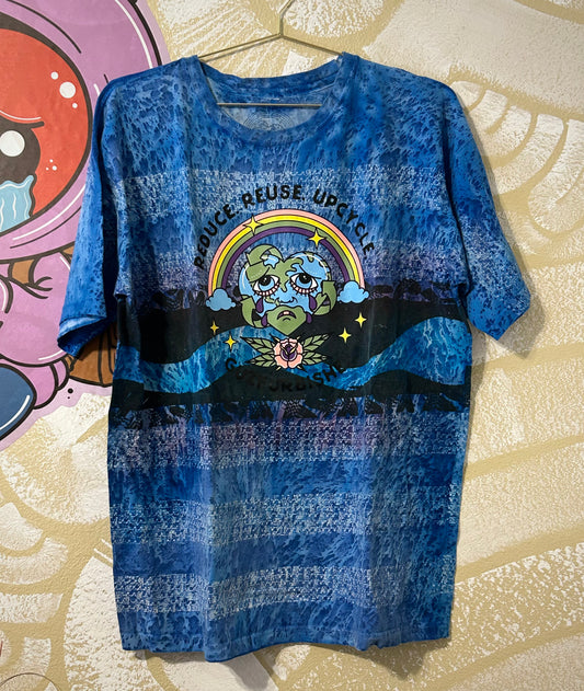 GuzFurbished AOP Vintage Logo T-Shirt • Size XL