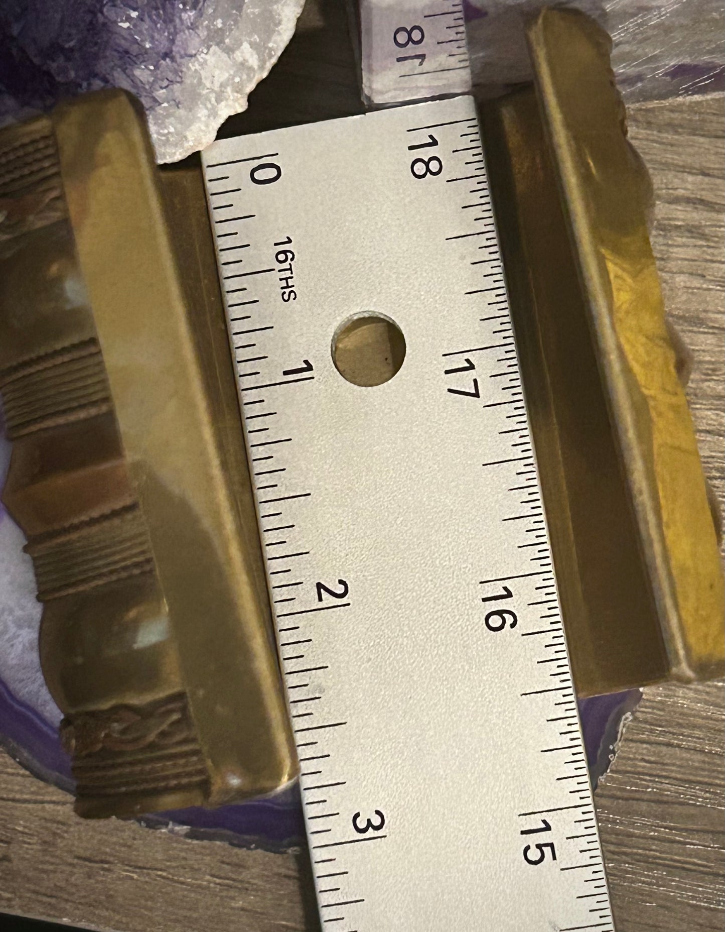 Vintage Brass & Copper Mixed Metals Wide Cuff Bracelet