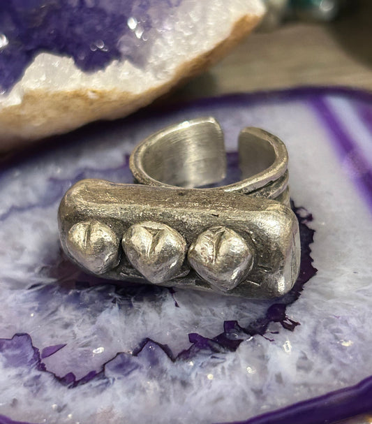 GUZ LOVE’s Bar Hearts Ring • MADE TO ORDER