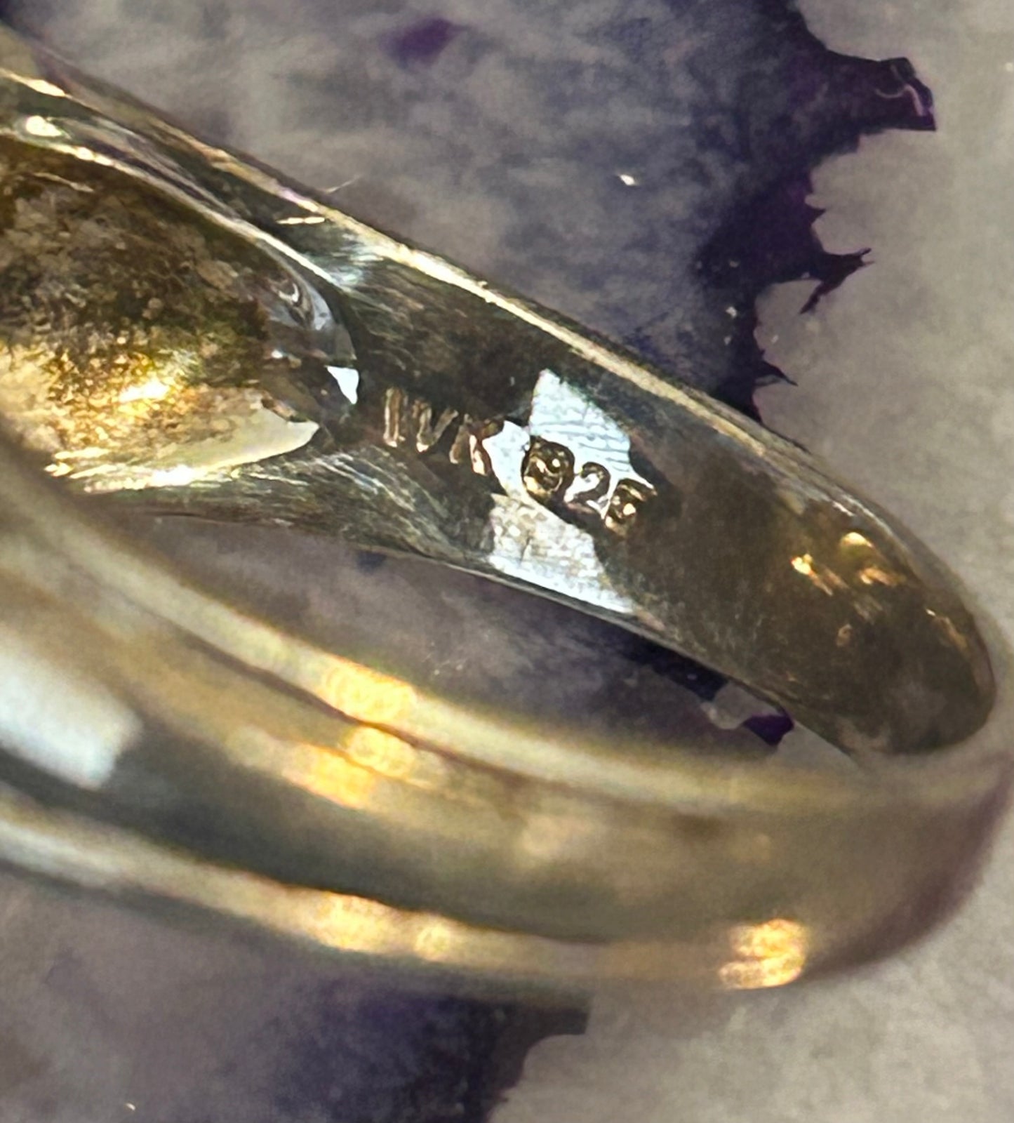 Vintage Whitney Kelly Sterling Silver Rose & Rock Quartz Flower Ring • Size 9