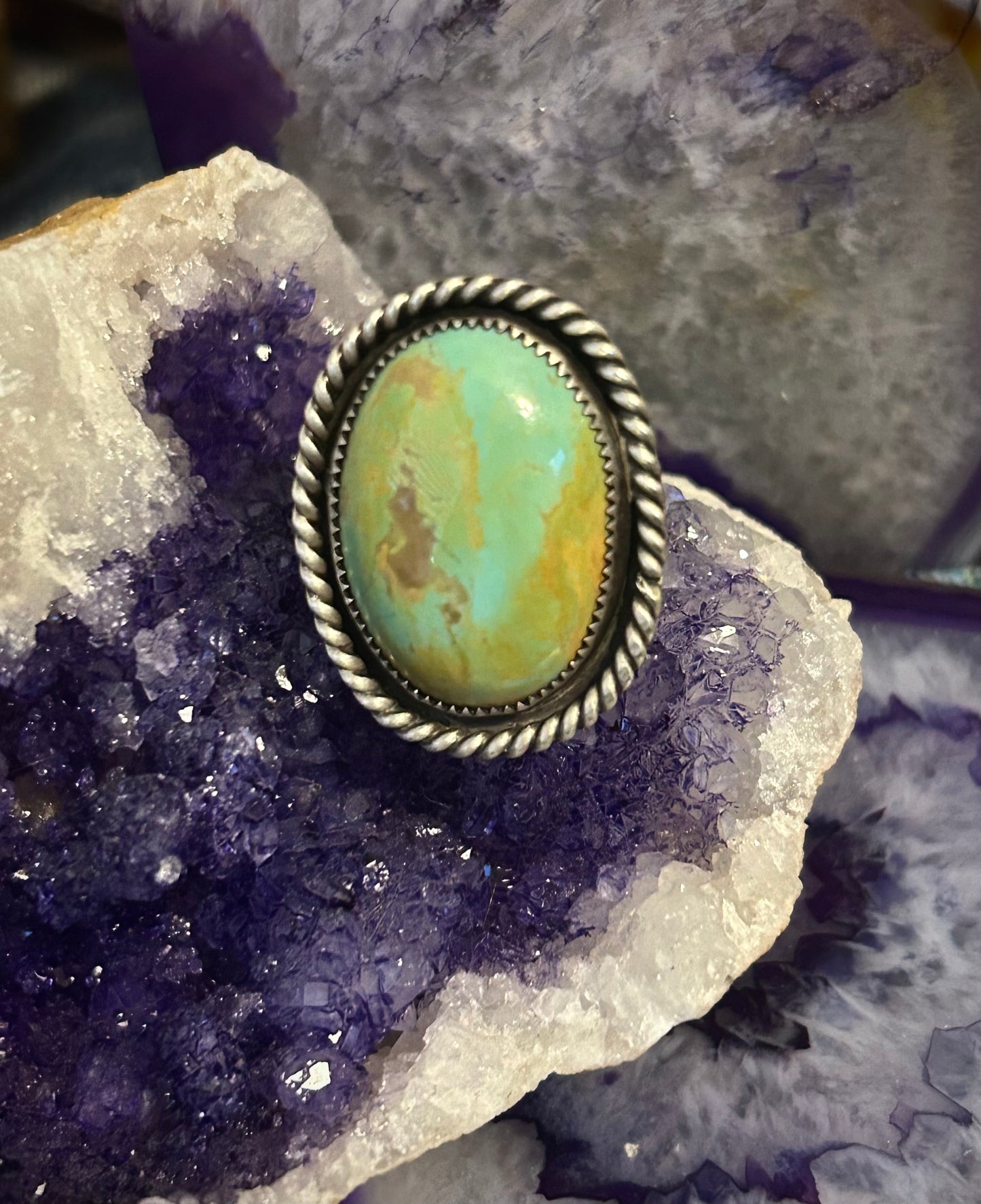 GUZ LOVE NO.76 • Sterling & Turquoise Ring • Size 6