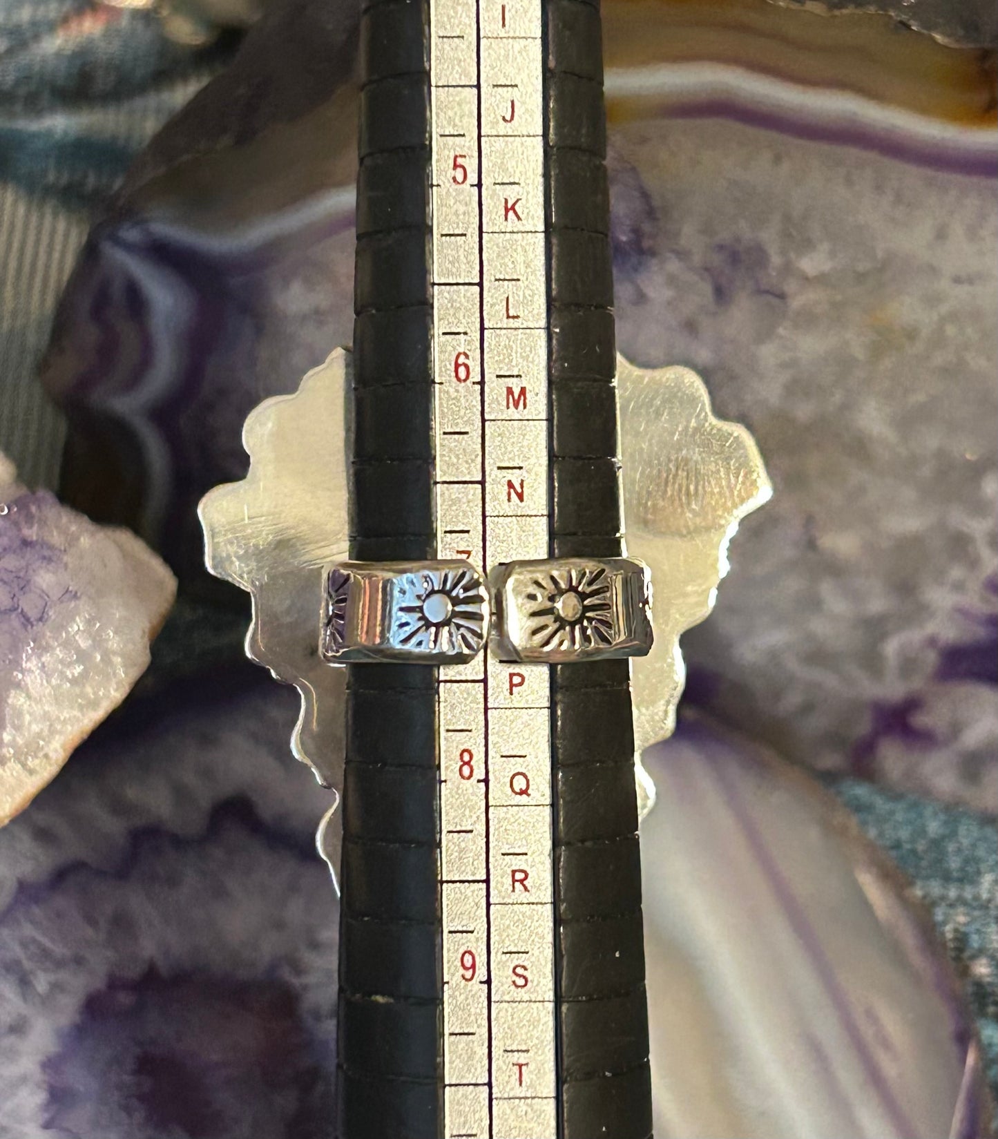 Sterling Silver Taxco Mexico Bull Longhorn Skull Flower Ring Size 7-8.5