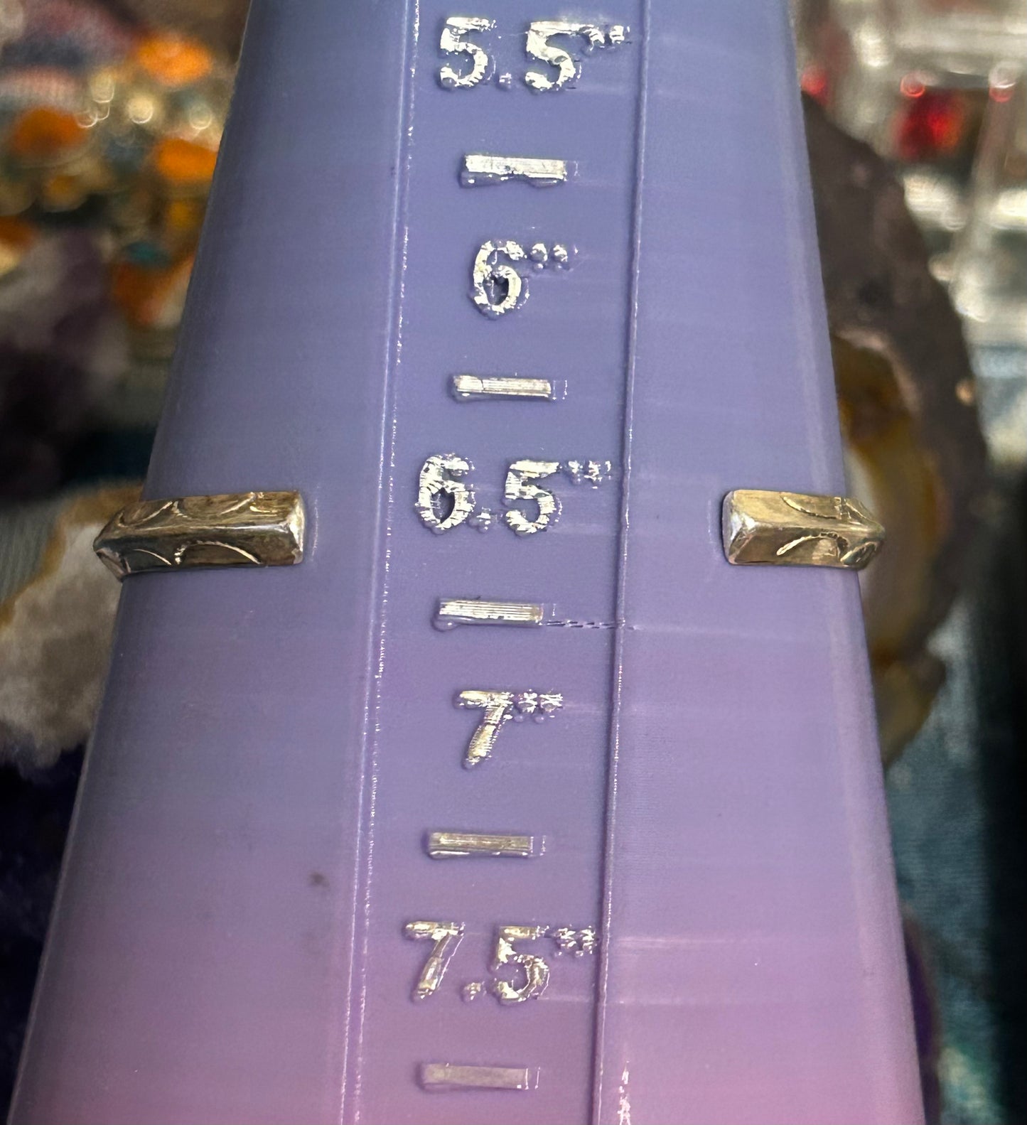 Sterling Silver NC NAVAJO Signed Turquoise Stamp Work Carinated Cuff Bracelet