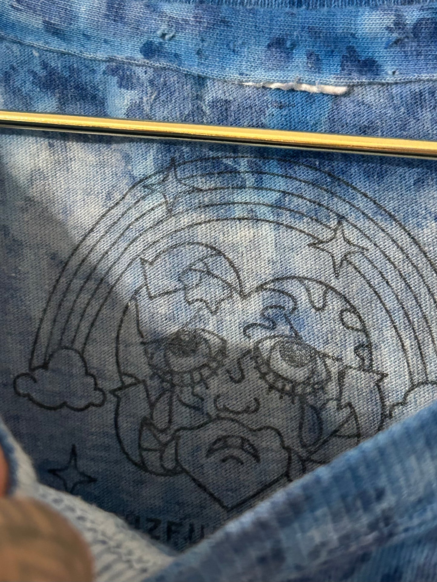 GuzFurbished AOP Vintage Logo T-Shirt • Size XL