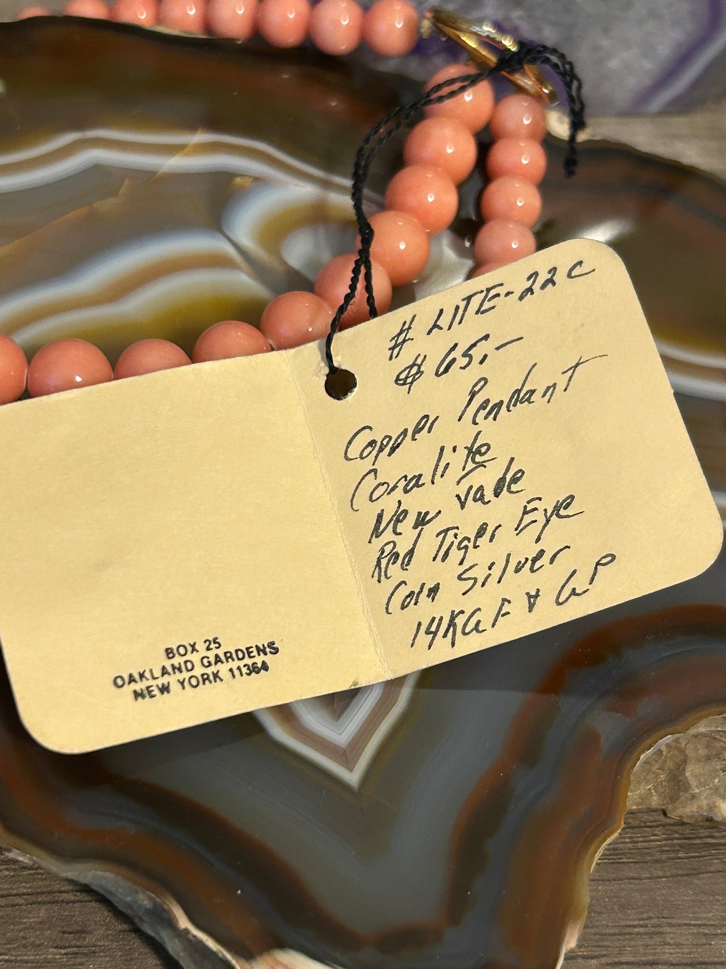 Vintage Rosemary G Ro-Do Multi-layer Beaded Necklace With Fish, Pink, Green Etc