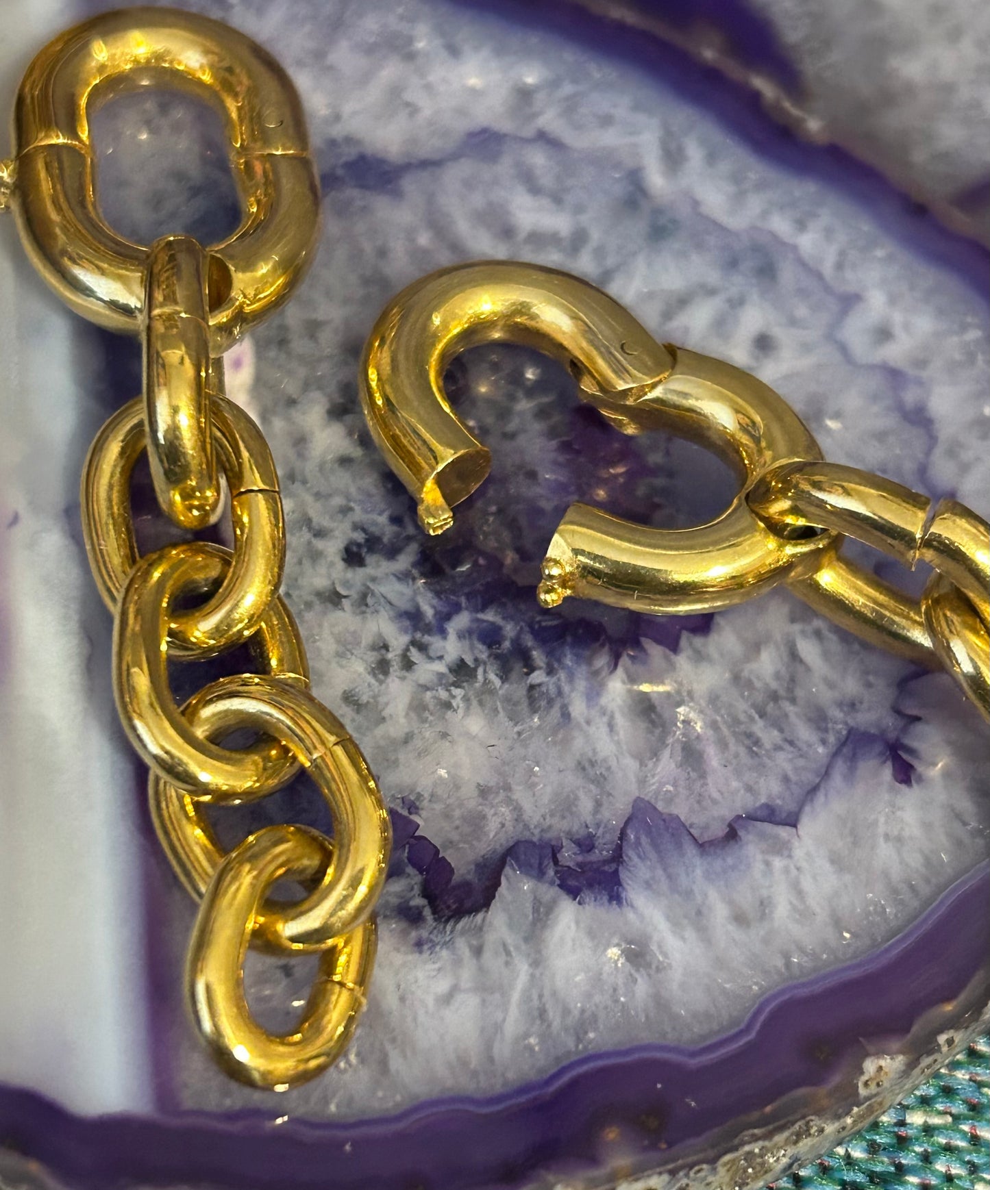 Maya Jewelry Gold Plated Brass Hinged Ear Hangers / Weights