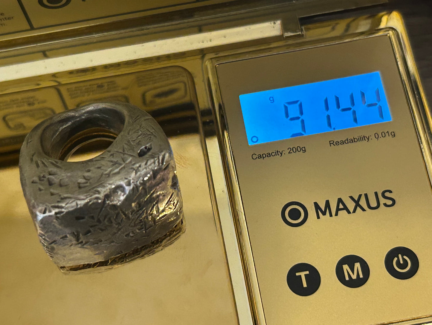 GUZ LOVE Sterling Silver Handmade “The Knock Out” Ring • Size 6