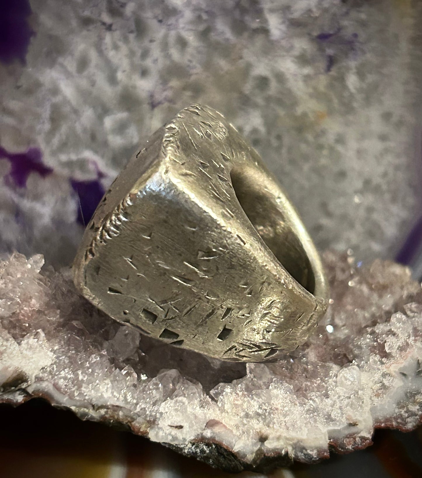 GUZ LOVE Sterling Silver Handmade “The Knock Out” Ring • Size 6