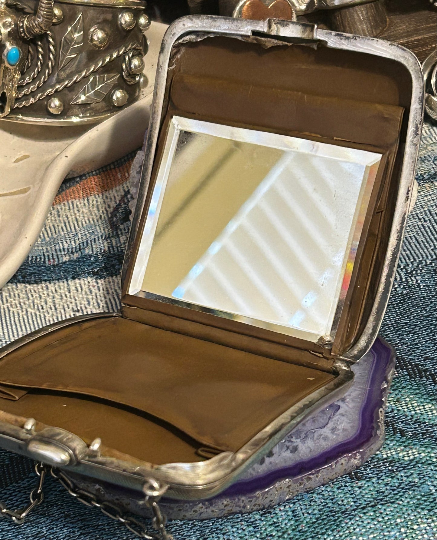 Antique Art Deco Sterling Silver Purse/Wallet