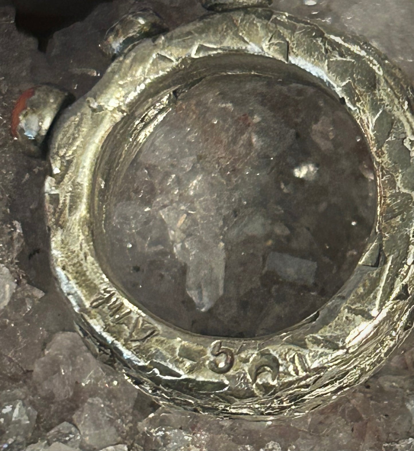 GUZ LOVE NO.50 • GuzFurbished 3-Stone “Apocalypse” Ring • Size 5.5