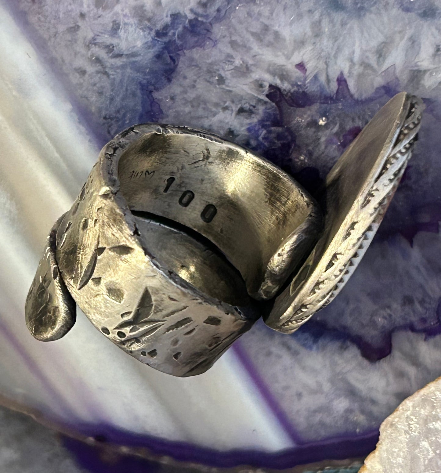 GUZ LOVE NO.100 • Sterling Silver “Apocalypse Rhodochrosite” Ring
