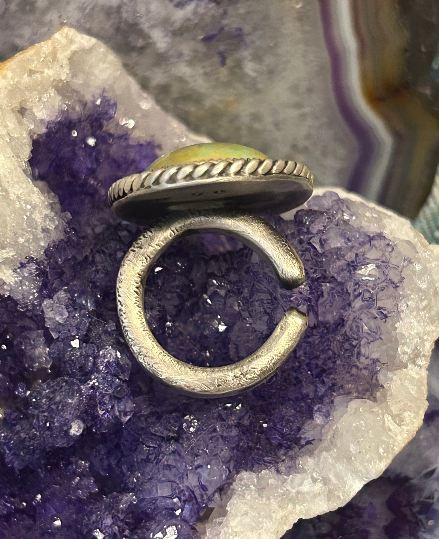 GUZ LOVE NO.76 • Sterling & Turquoise Ring • Size 6