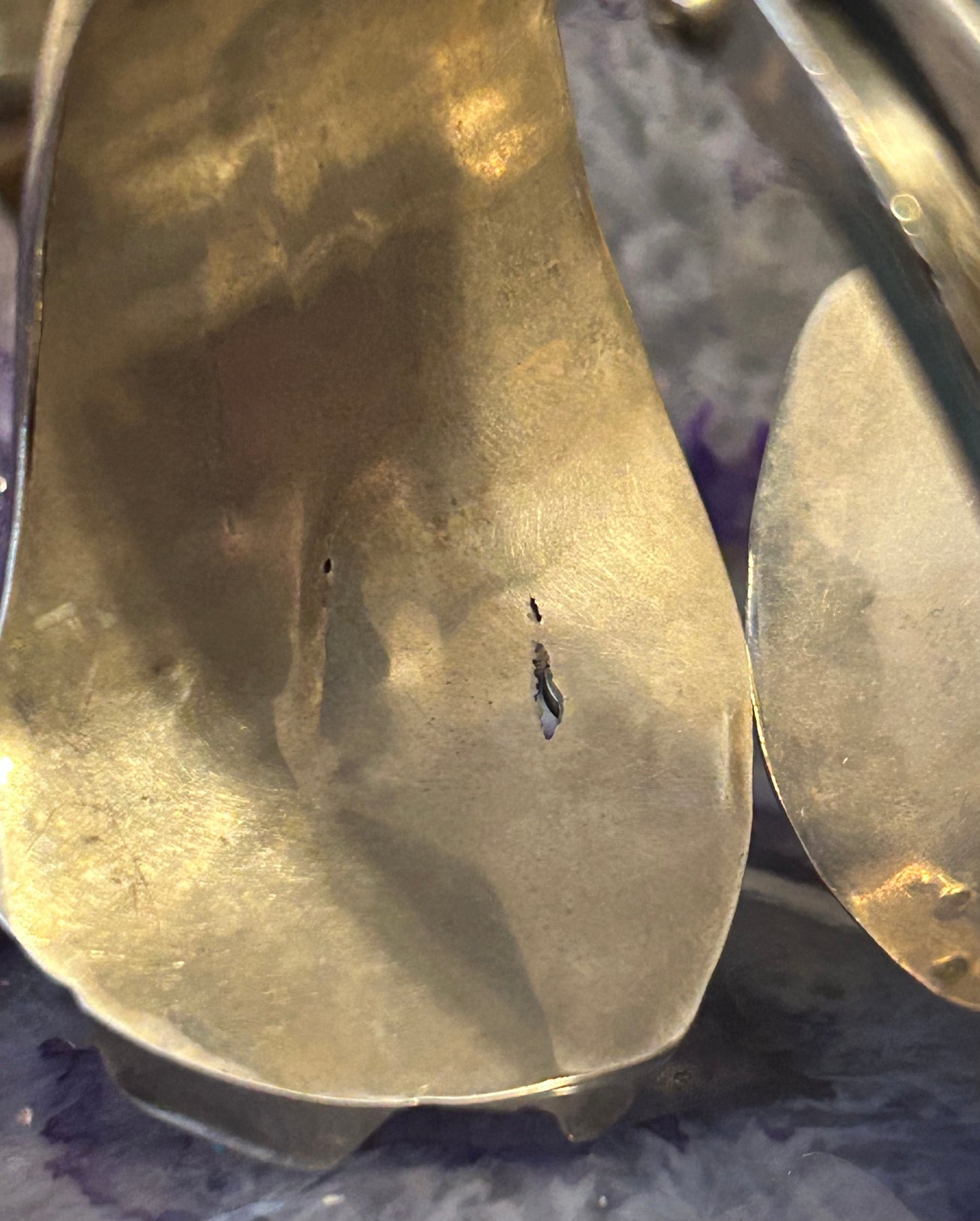 Vintage Sterling Silver Mexico Turquoise & Ball Clamper Hinge Bracelet