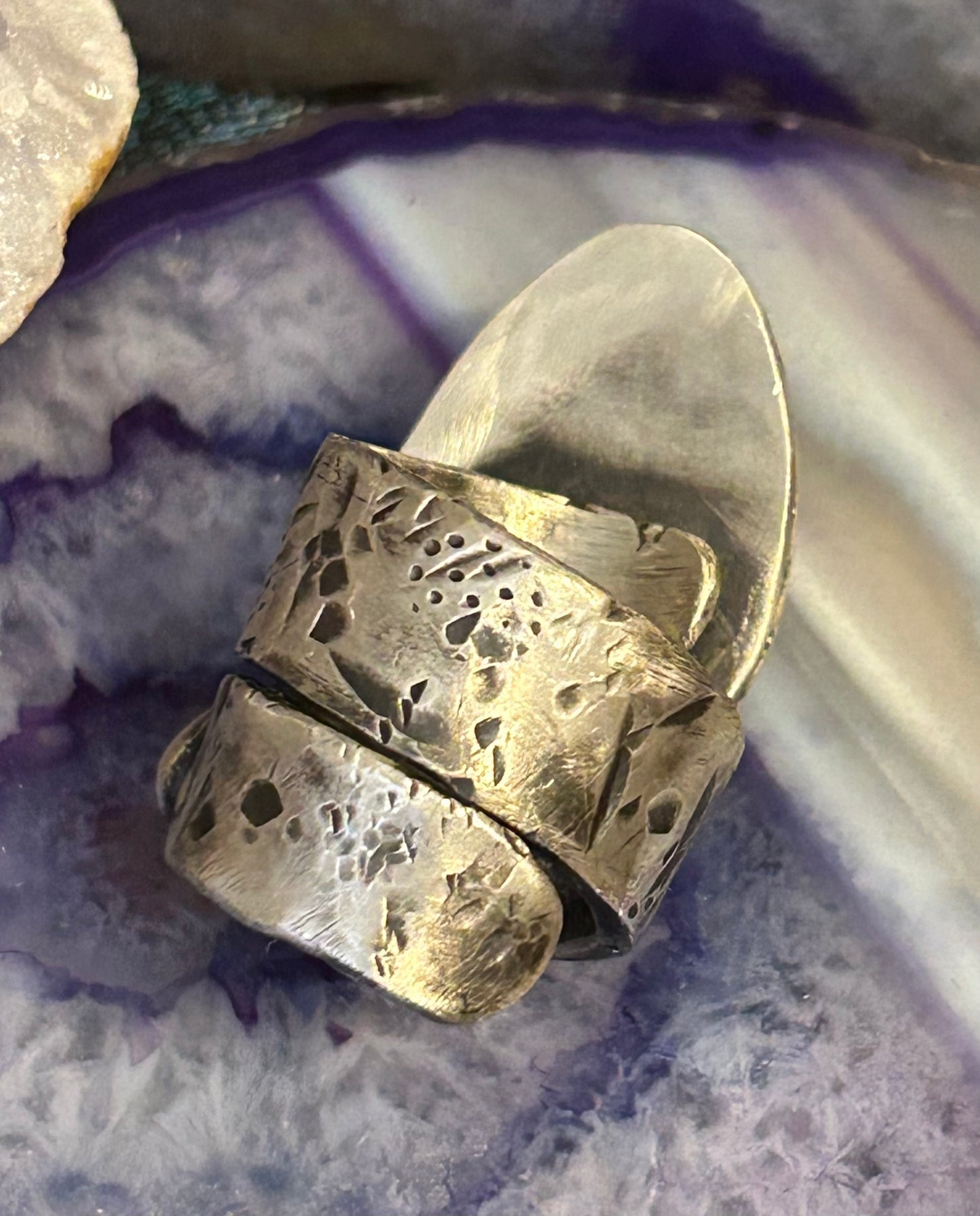 GUZ LOVE NO.100 • Sterling Silver “Apocalypse Rhodochrosite” Ring
