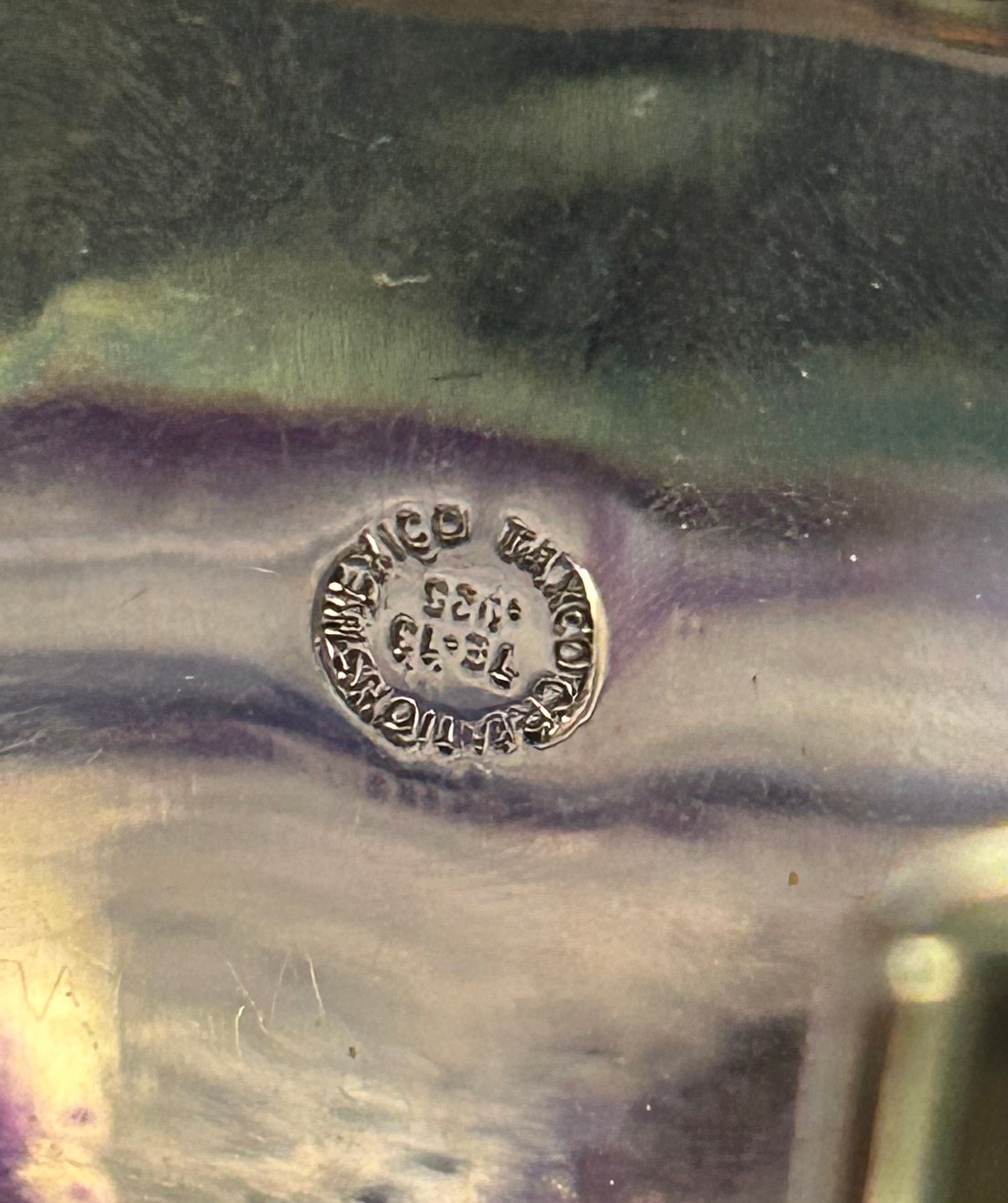 Taxco Mexico Sterling Silver Flower & Bull Skull Statement Cuff Bracelet