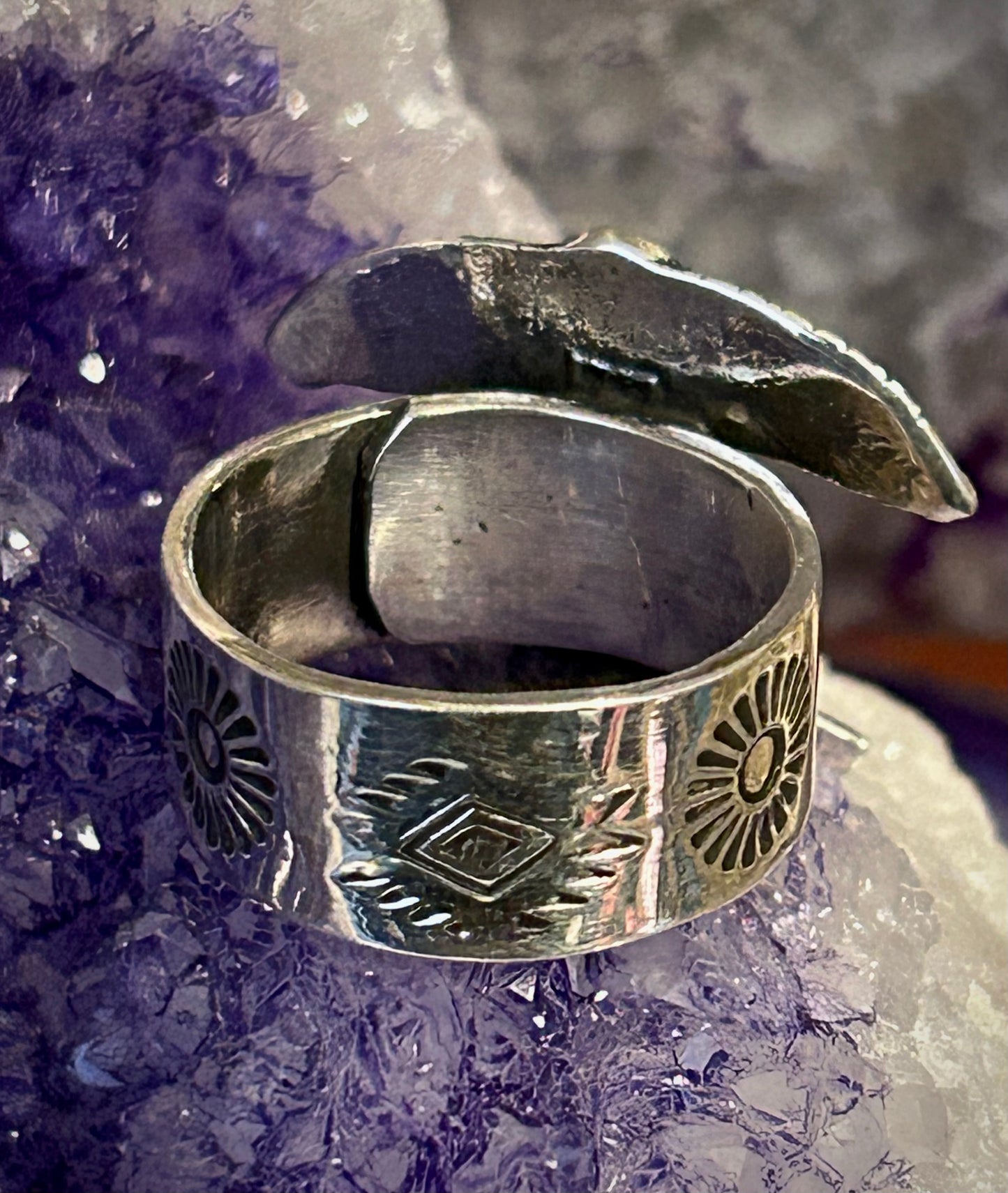Sterling Silver Modern Taxco Mexico Skeleton w/ Sombrero Ring