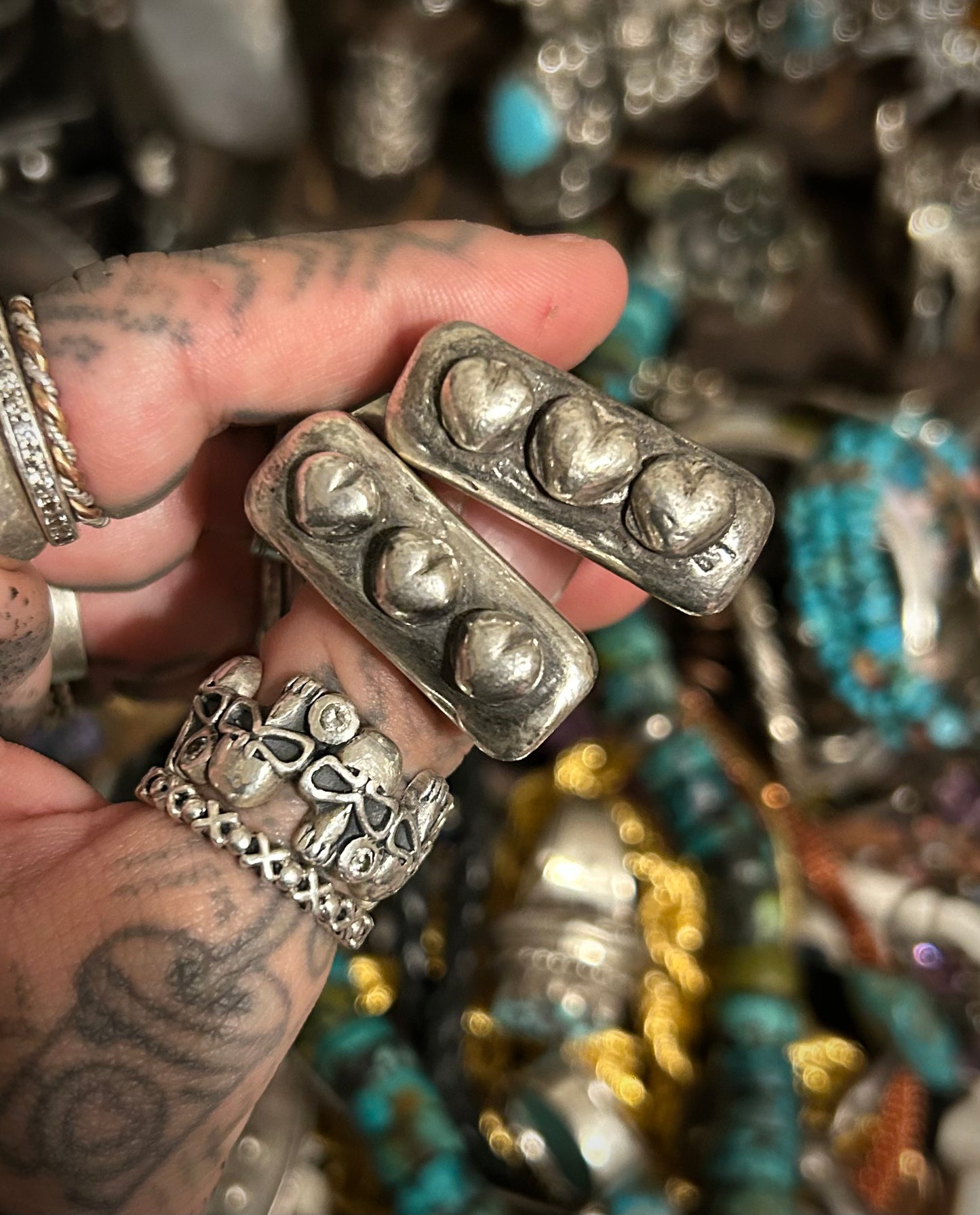 GUZ LOVE’s Bar Hearts Ring • MADE TO ORDER