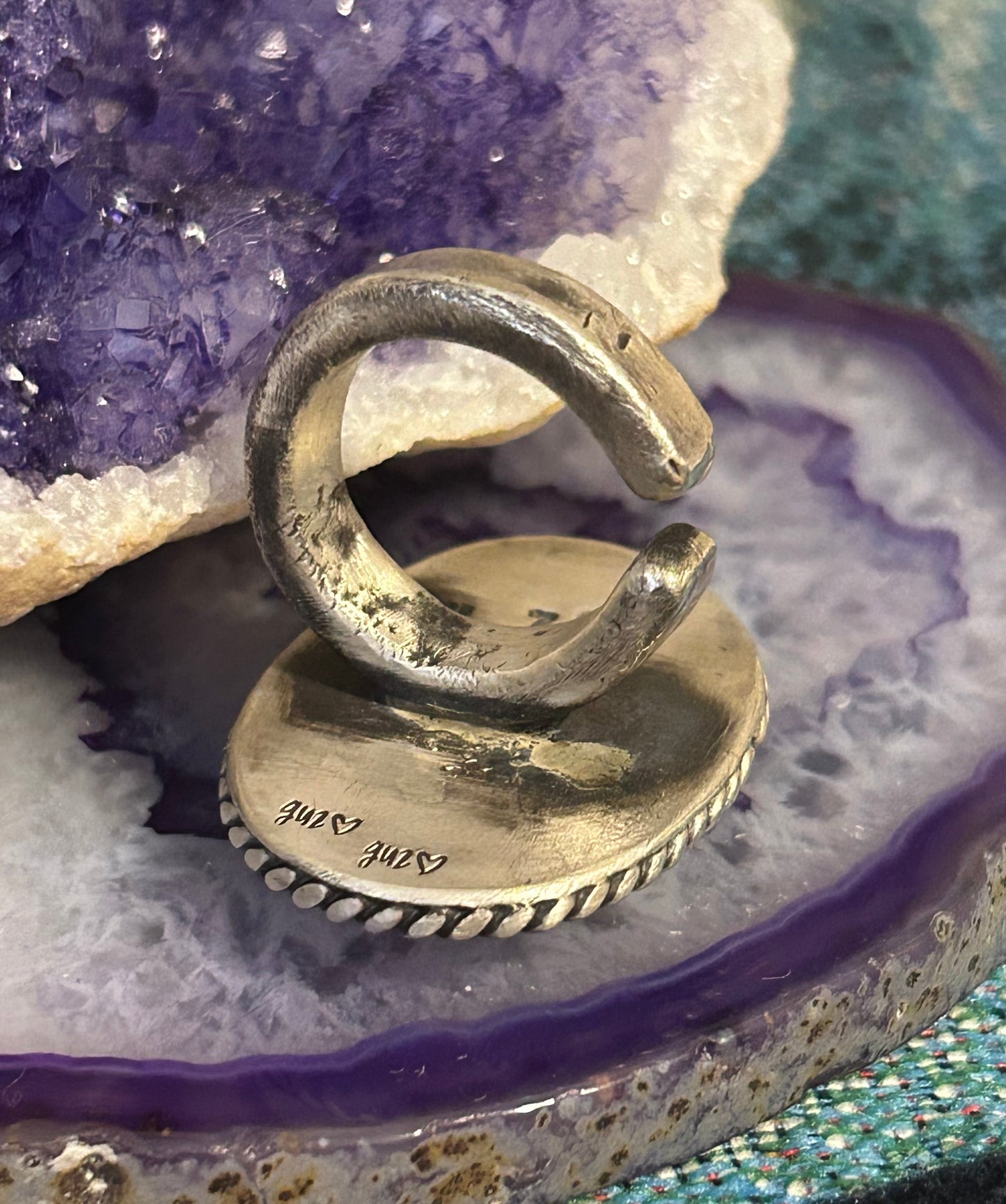 GUZ LOVE NO.76 • Sterling & Turquoise Ring • Size 6