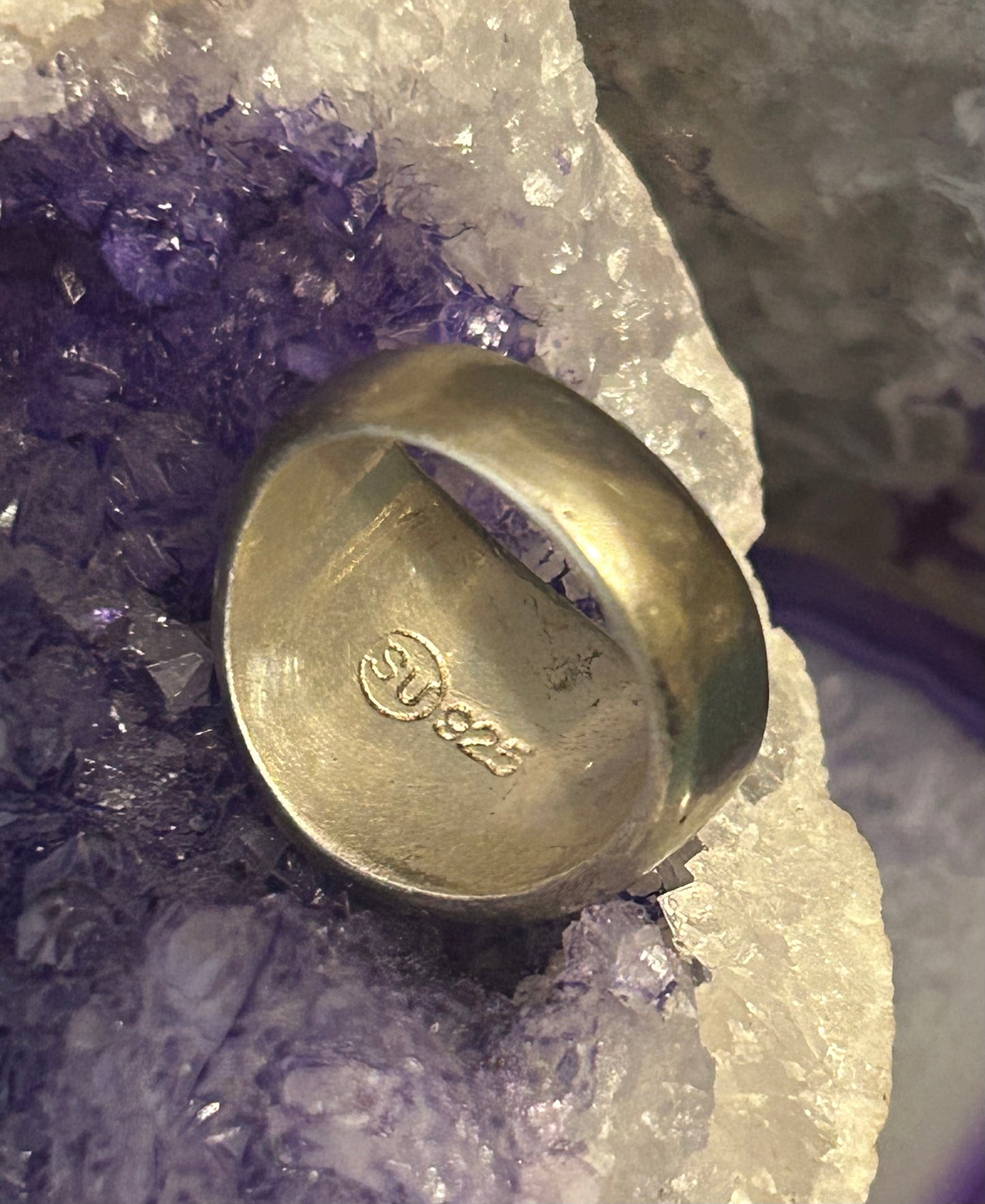 Vintage Sterling Silver Modernist Braided Chunky Ring Size 7