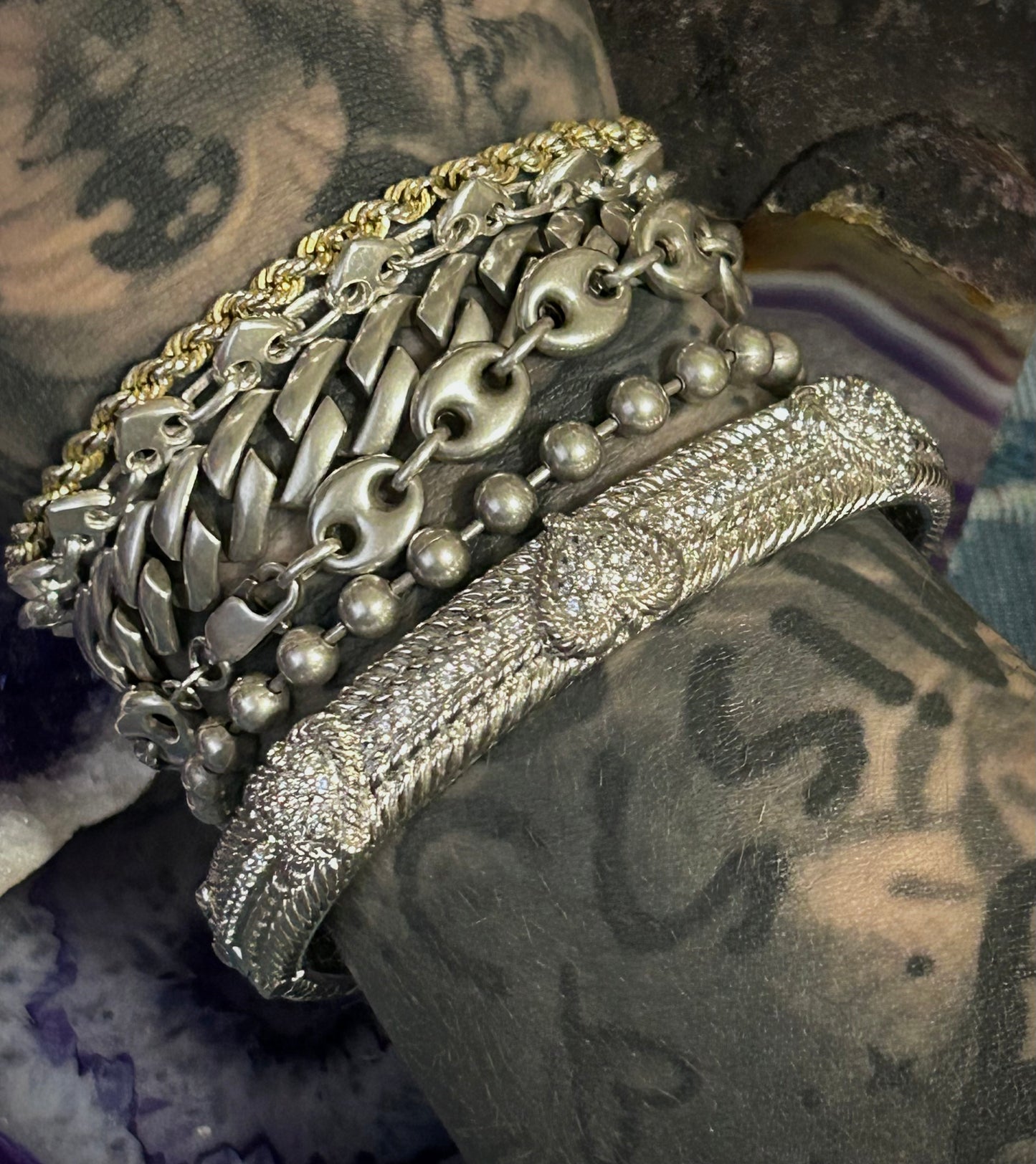 Sterling Silver Judith Ripka Hinged Heart CZ Cuff Bracelet