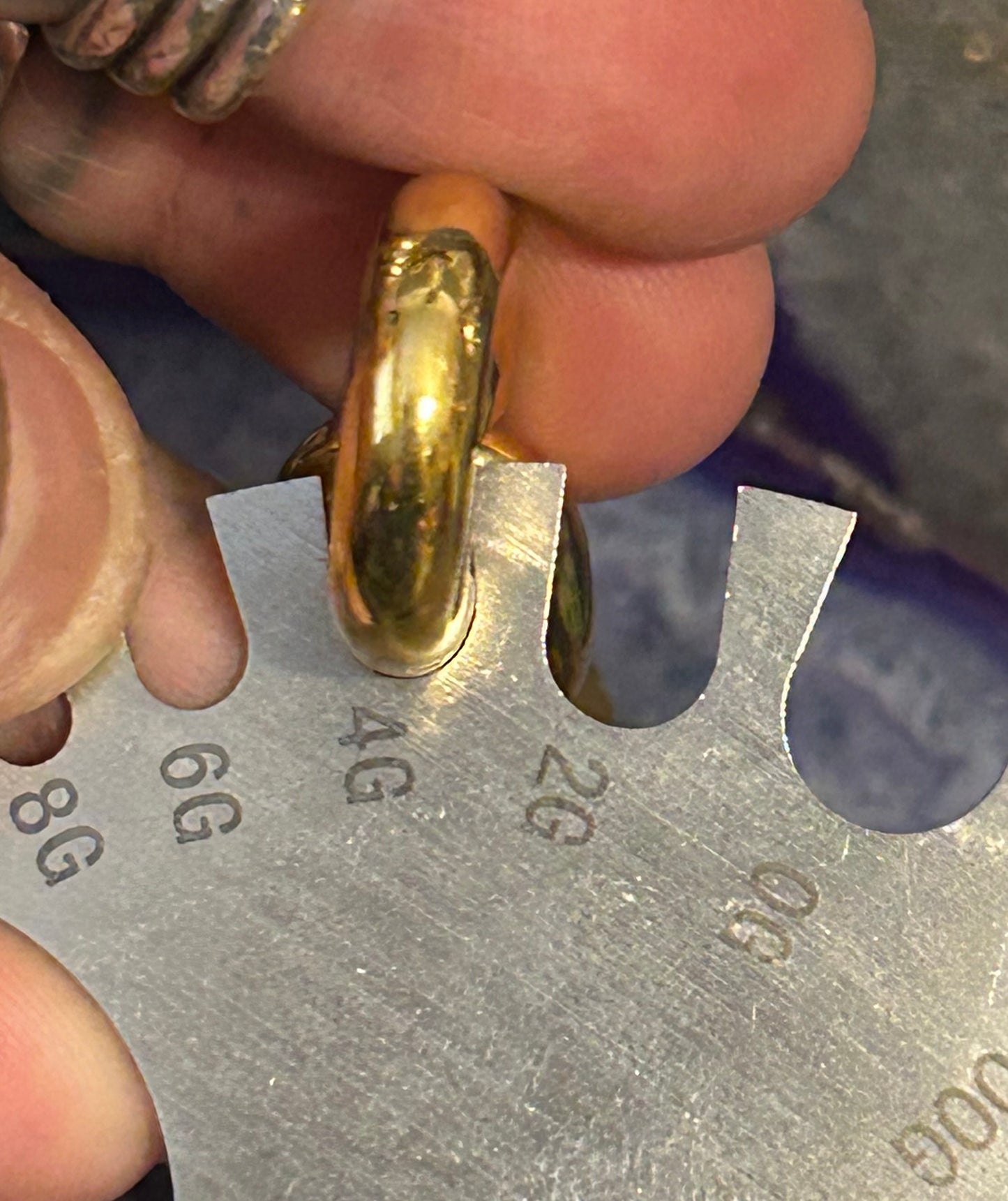 Maya Jewelry Gold Plated Brass Hinged Ear Hangers / Weights