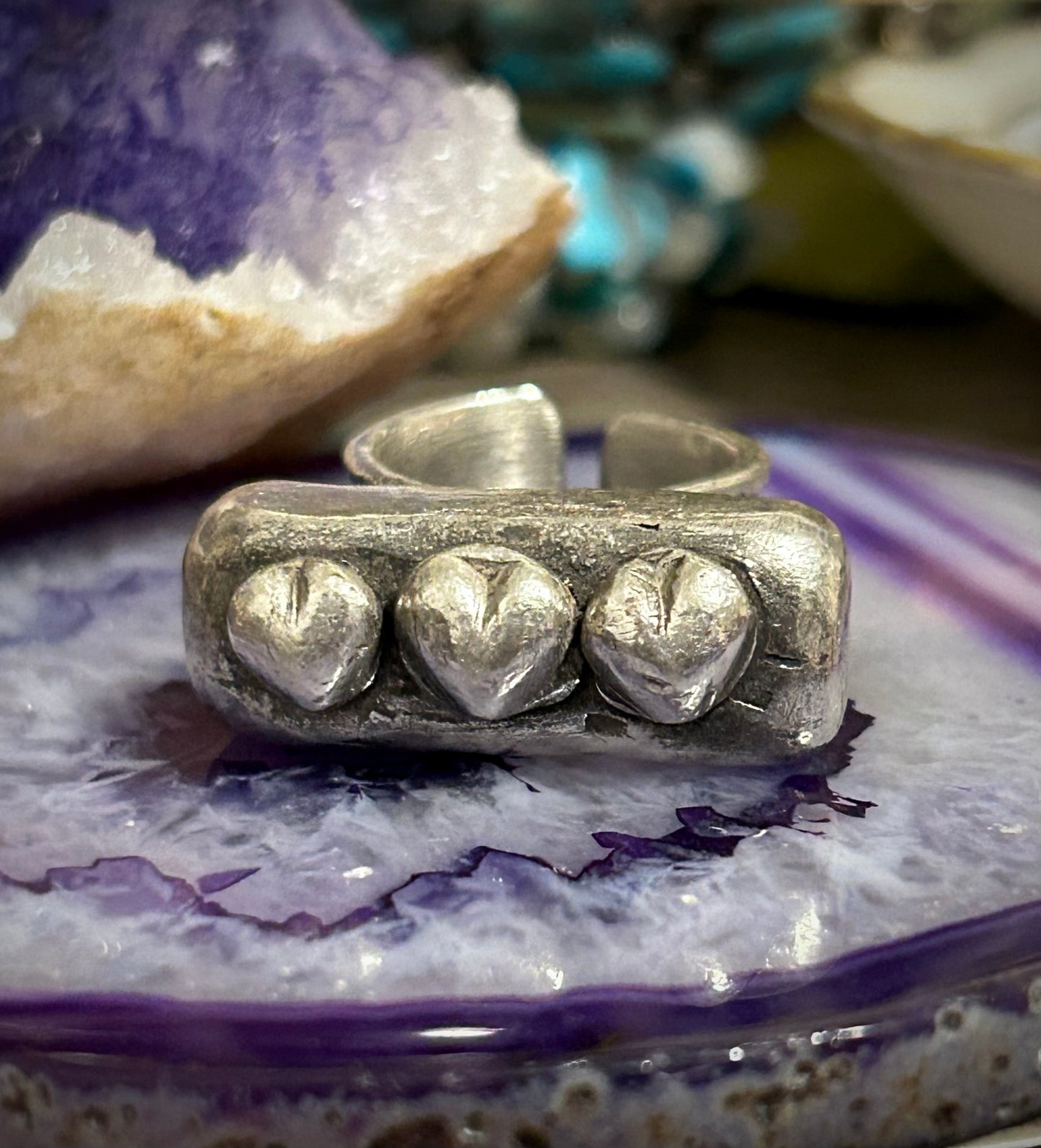 GUZ LOVE’s Bar Hearts Ring • MADE TO ORDER